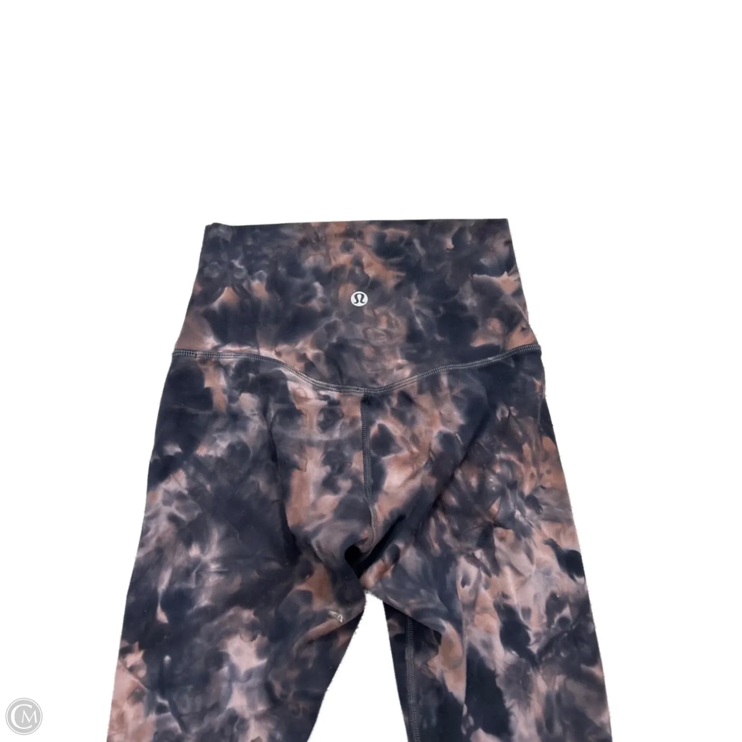 Athletic Leggings By Lululemon In Tie Dye Print, Size: 2