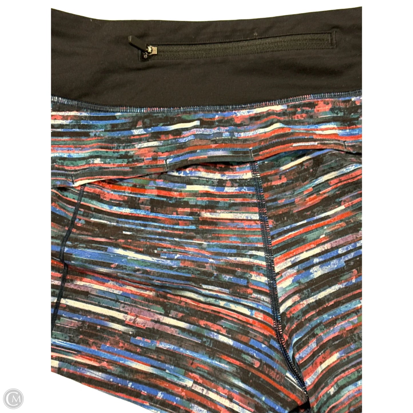 Athletic Shorts By Lululemon In Multi-colored, Size: M