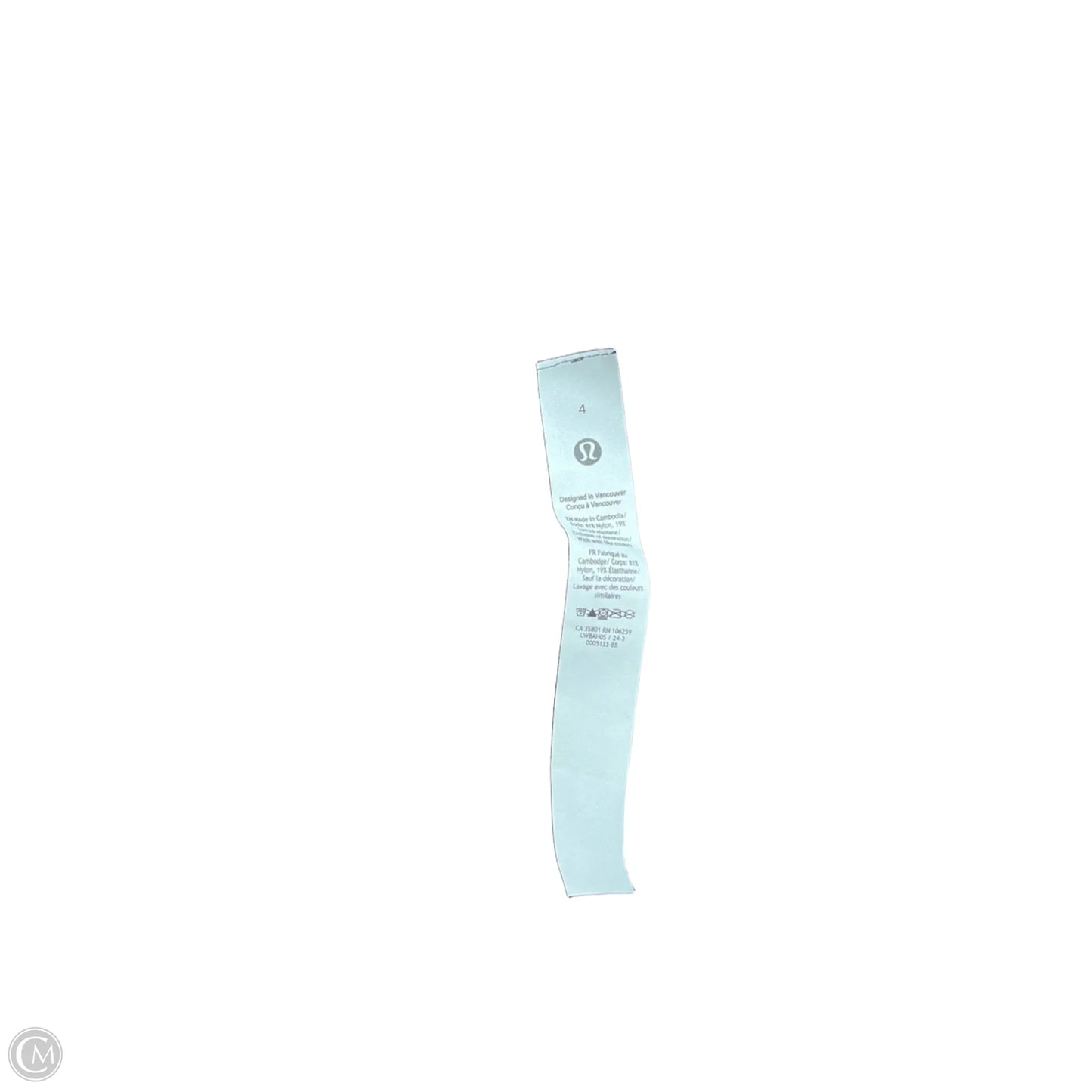 Athletic Skirt By Lululemon In Black, Size: S