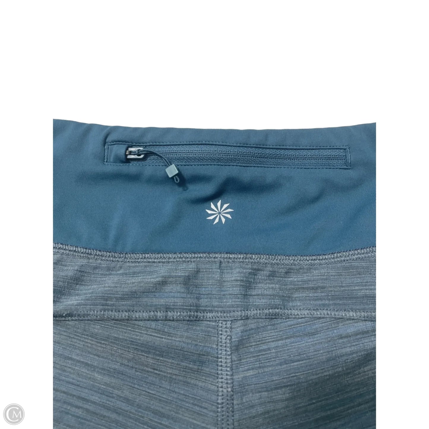 Athletic Shorts By Athleta In Blue & Grey, Size: Xs