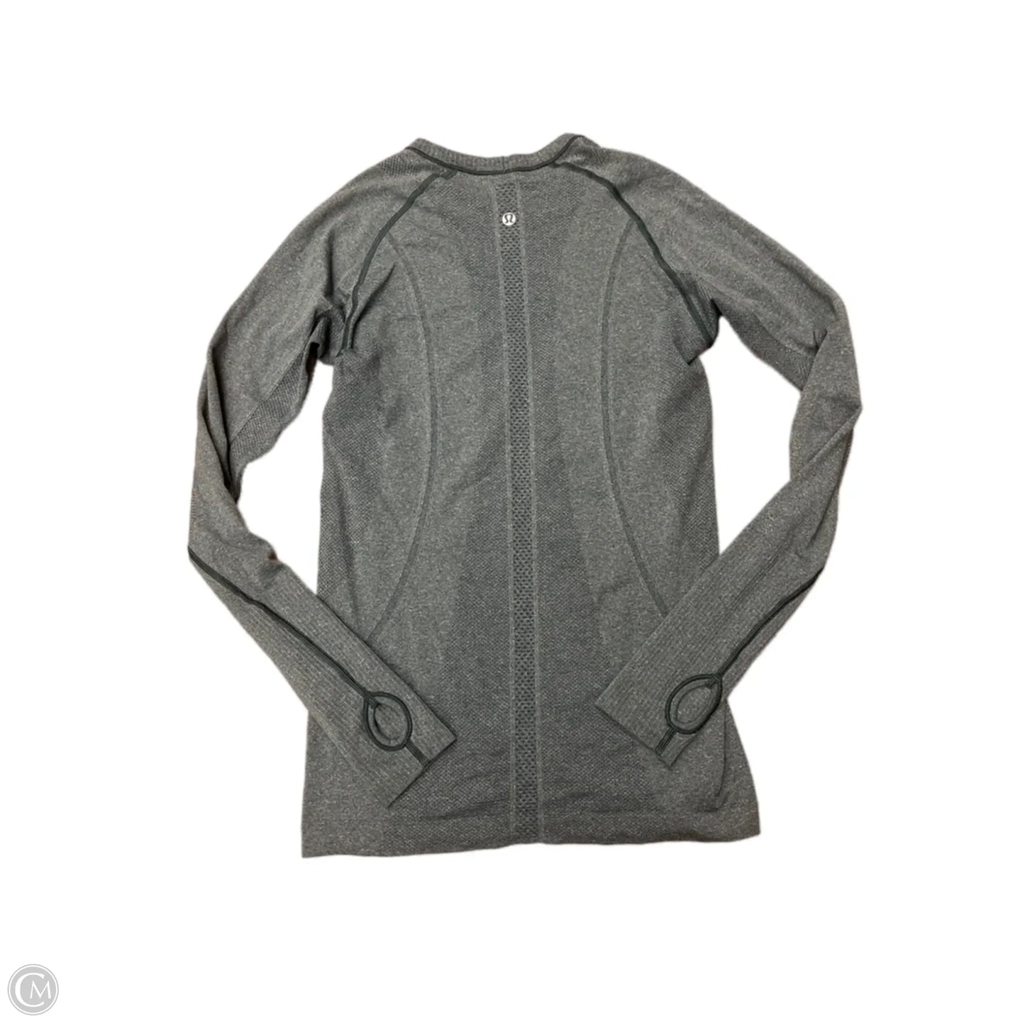 Athletic Top Long Sleeve Crewneck By Lululemon In Blue, Size: S