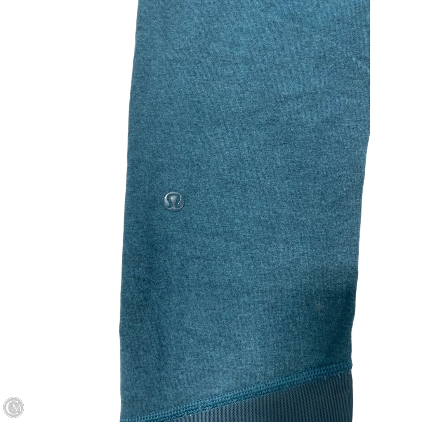 Athletic Capris By Lululemon In Teal, Size: 6
