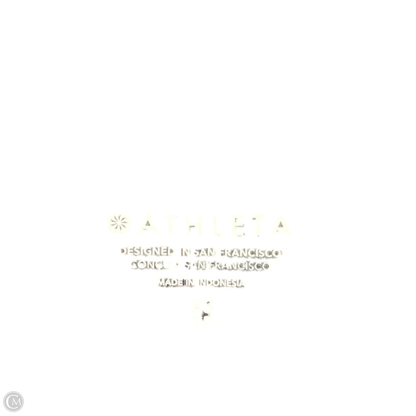 Athletic Top Short Sleeve By Athleta In Black, Size: Xs