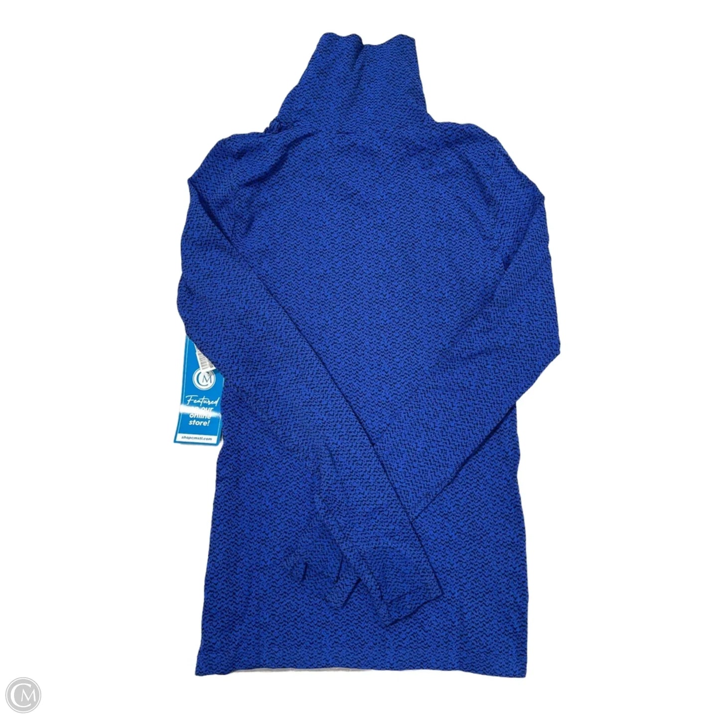 Athletic Top Long Sleeve Collar By Athleta In Blue, Size: S