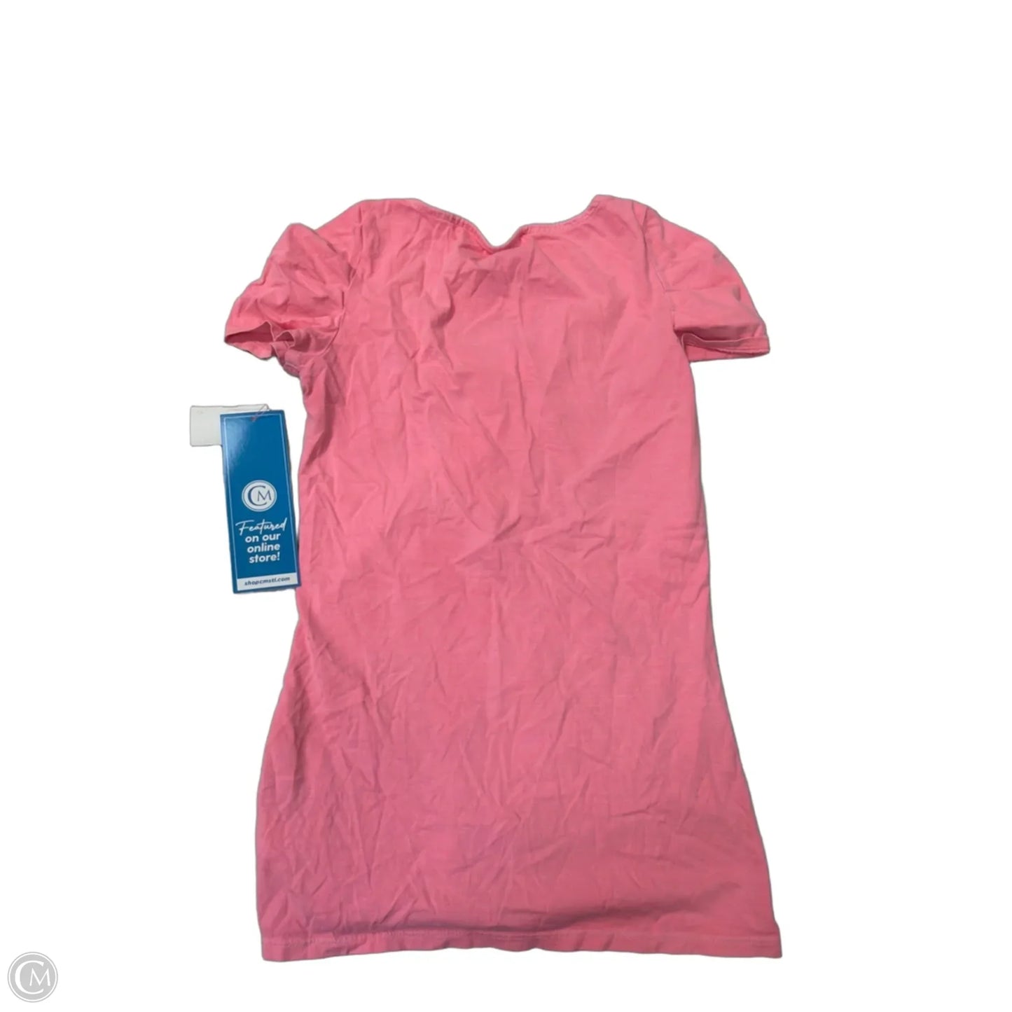 Top Short Sleeve Designer By Lilly Pulitzer In Pink, Size: Xs
