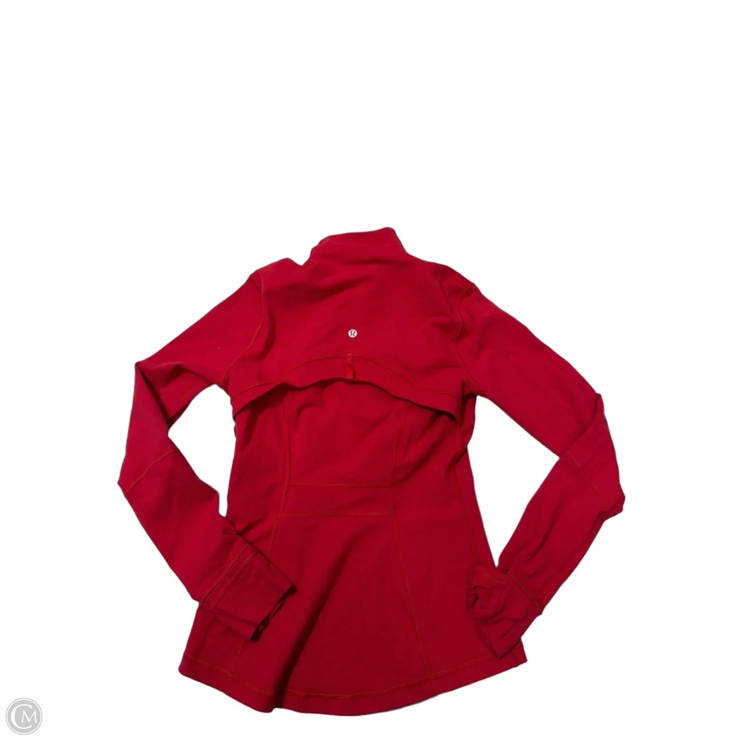 Athletic Jacket By Lululemon In Red, Size: S
