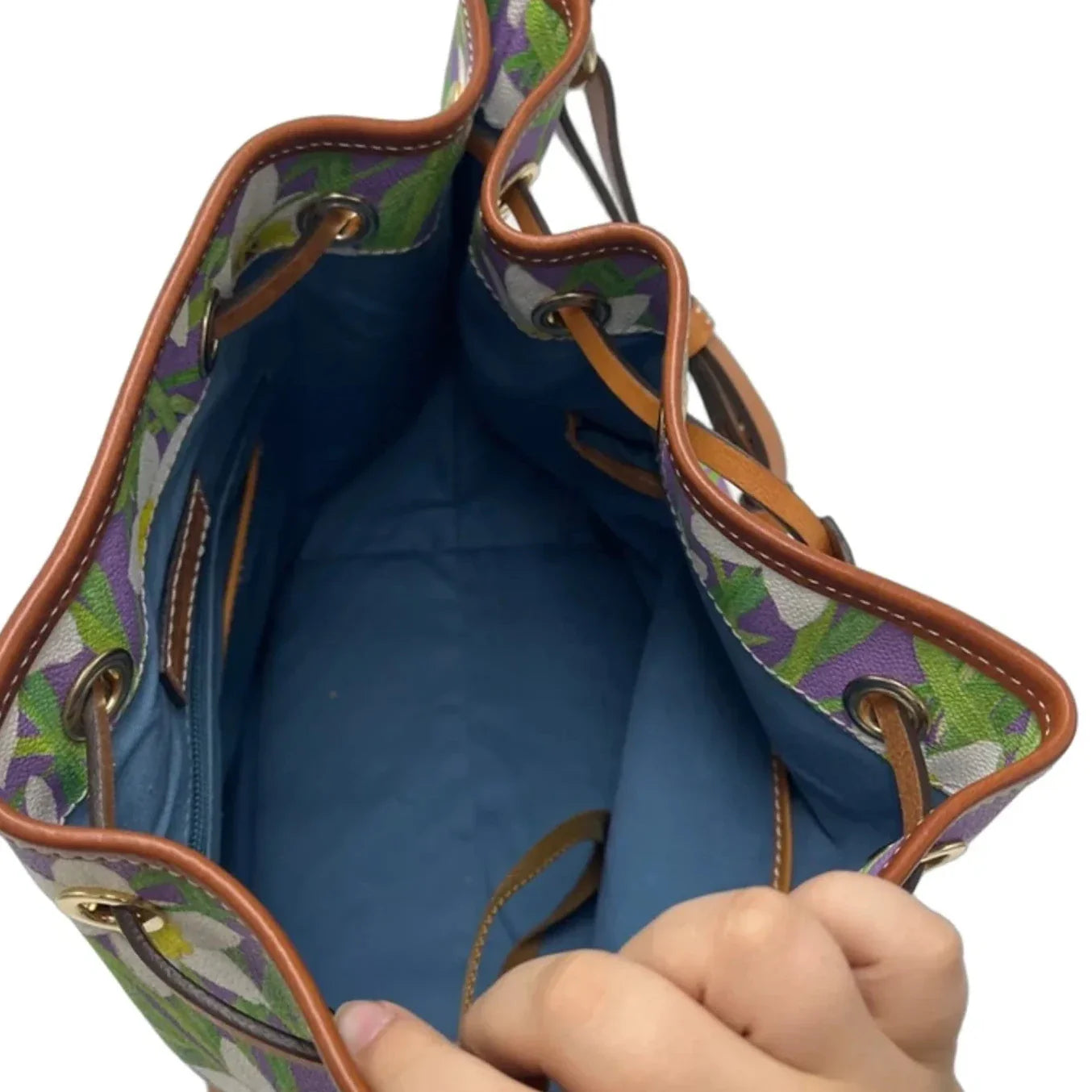 Dooney And Bourke Daffodil Designer Bucket Handbag