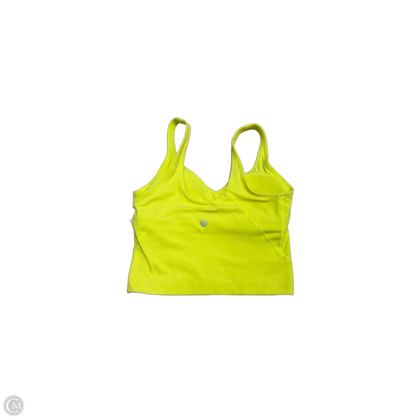 Athletic Tank Top By Lululemon In Yellow, Size: Xs