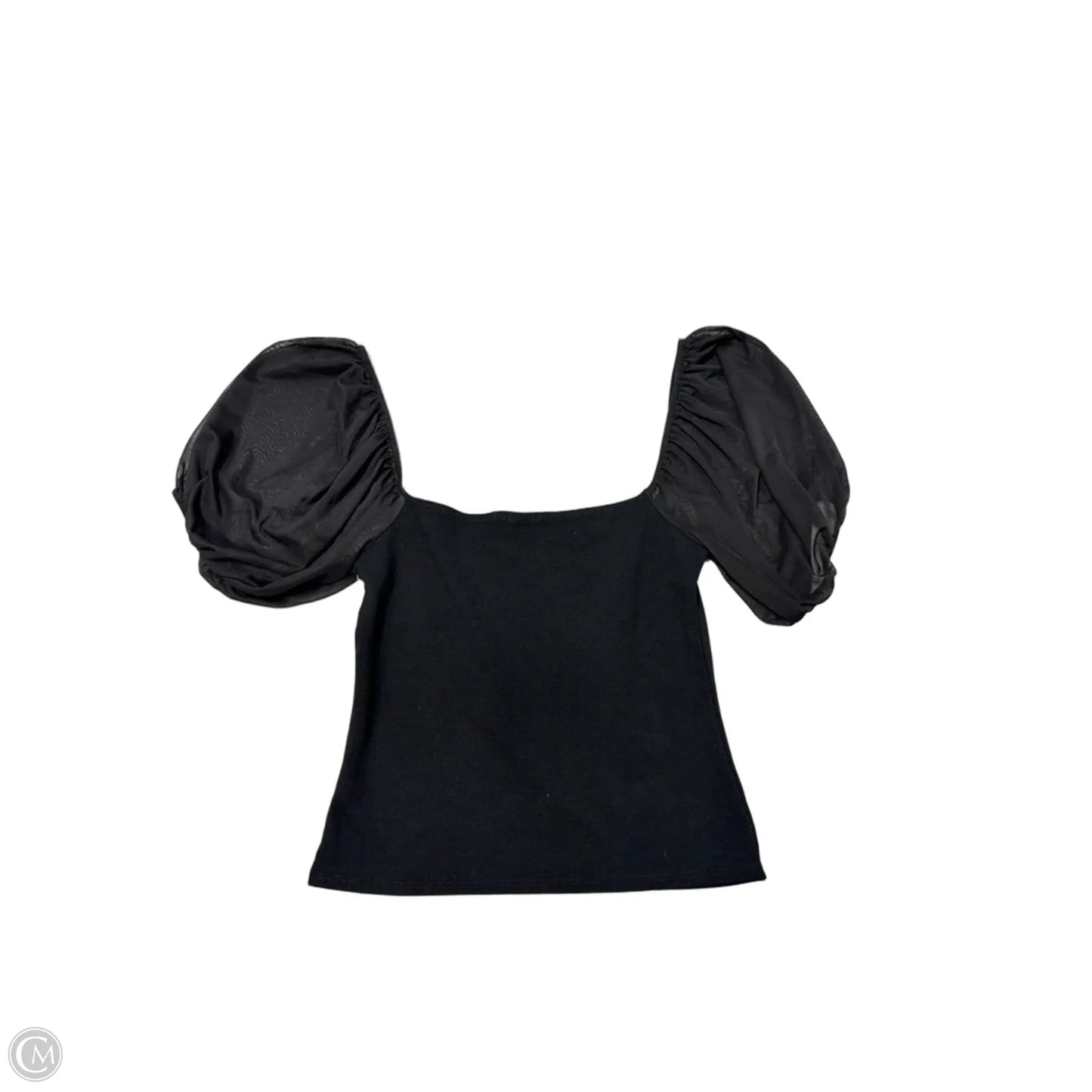 Top Short Sleeve By Free People In Black, Size: Sp