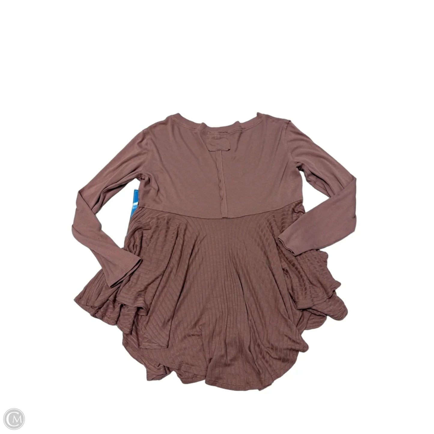 Top Long Sleeve By Free People In Purple, Size: M