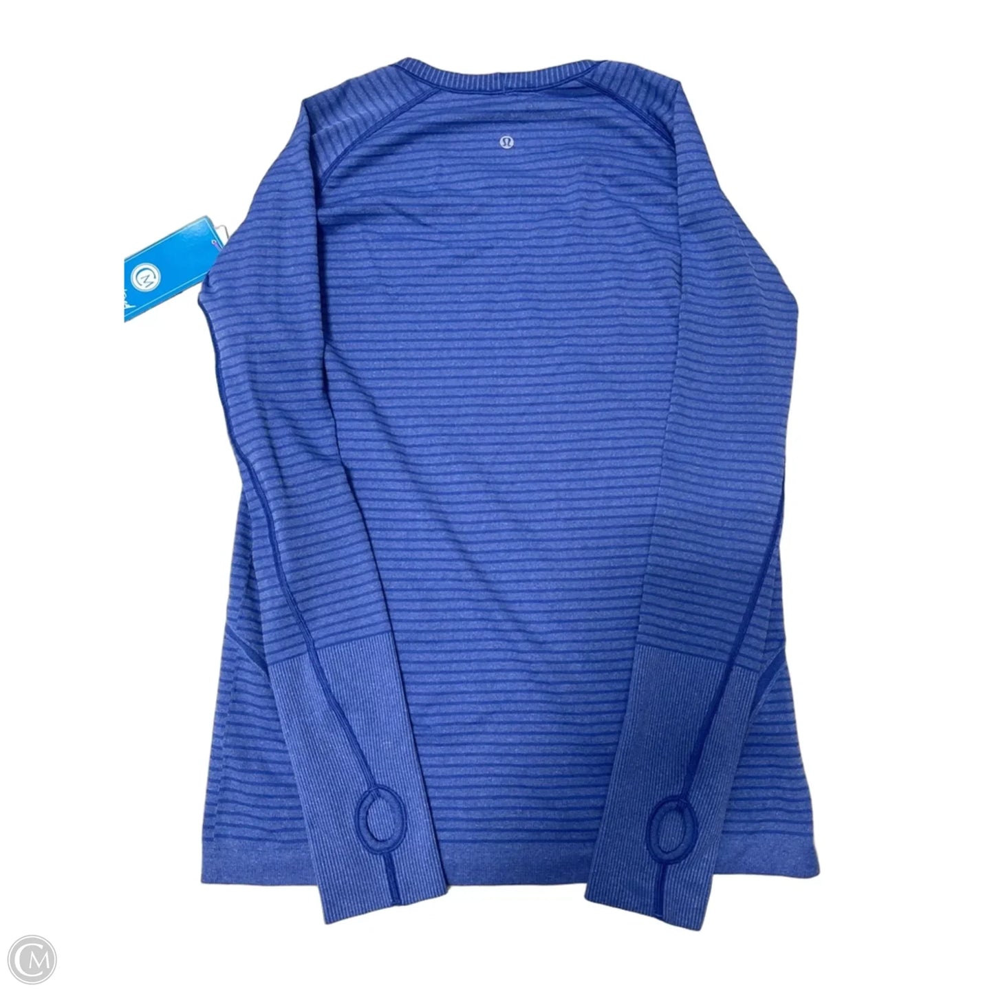 Athletic Top Long Sleeve Crewneck By Lululemon In Purple, Size: L