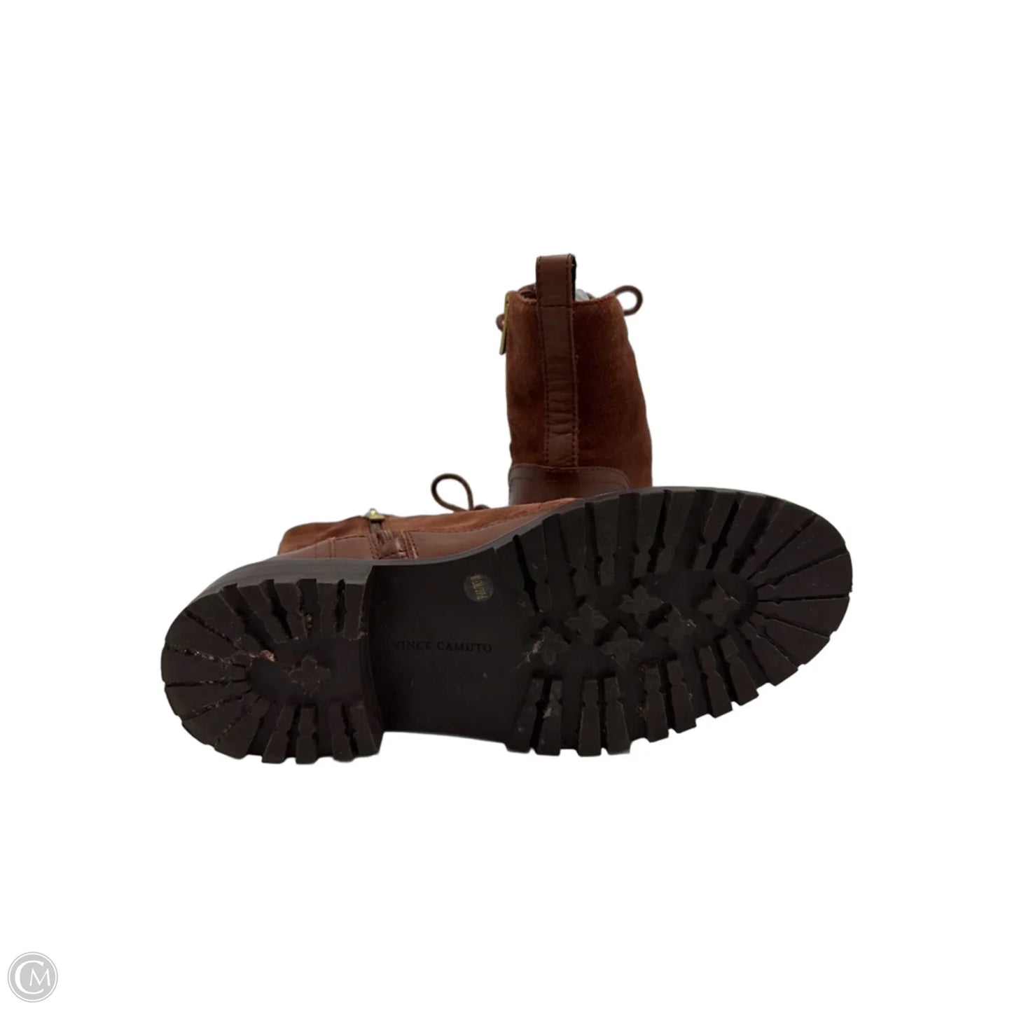 Boots Ankle Heels By Vince Camuto In Brown, Size: 8.5