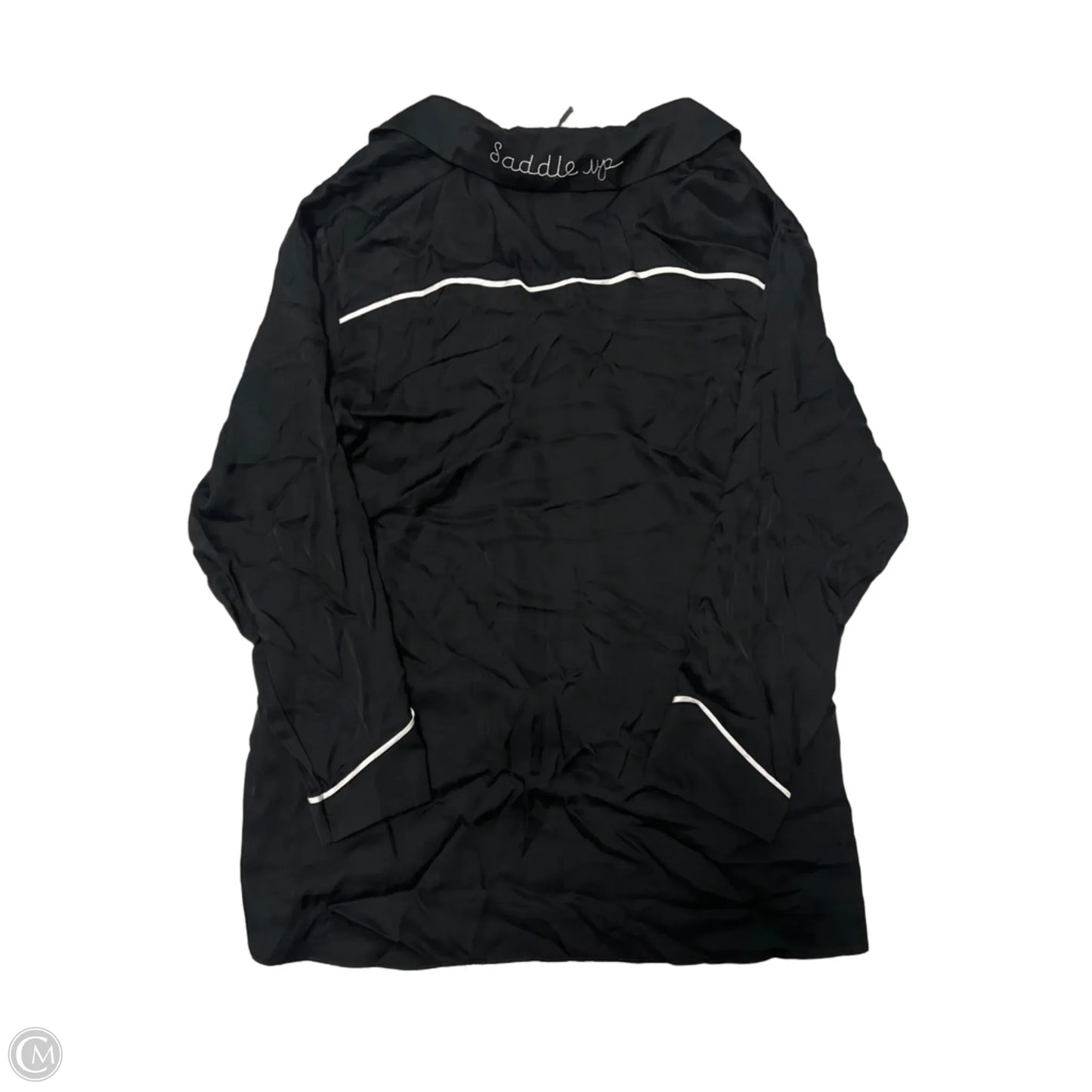 New! Pajama Top Long Sleeve By Anthropologie In Black, Size: S