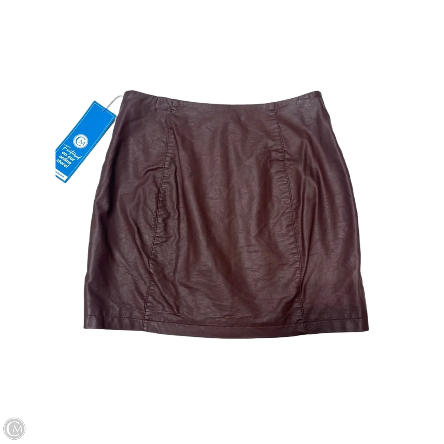 Skirt Mini & Short By Free People In Maroon, Size: M