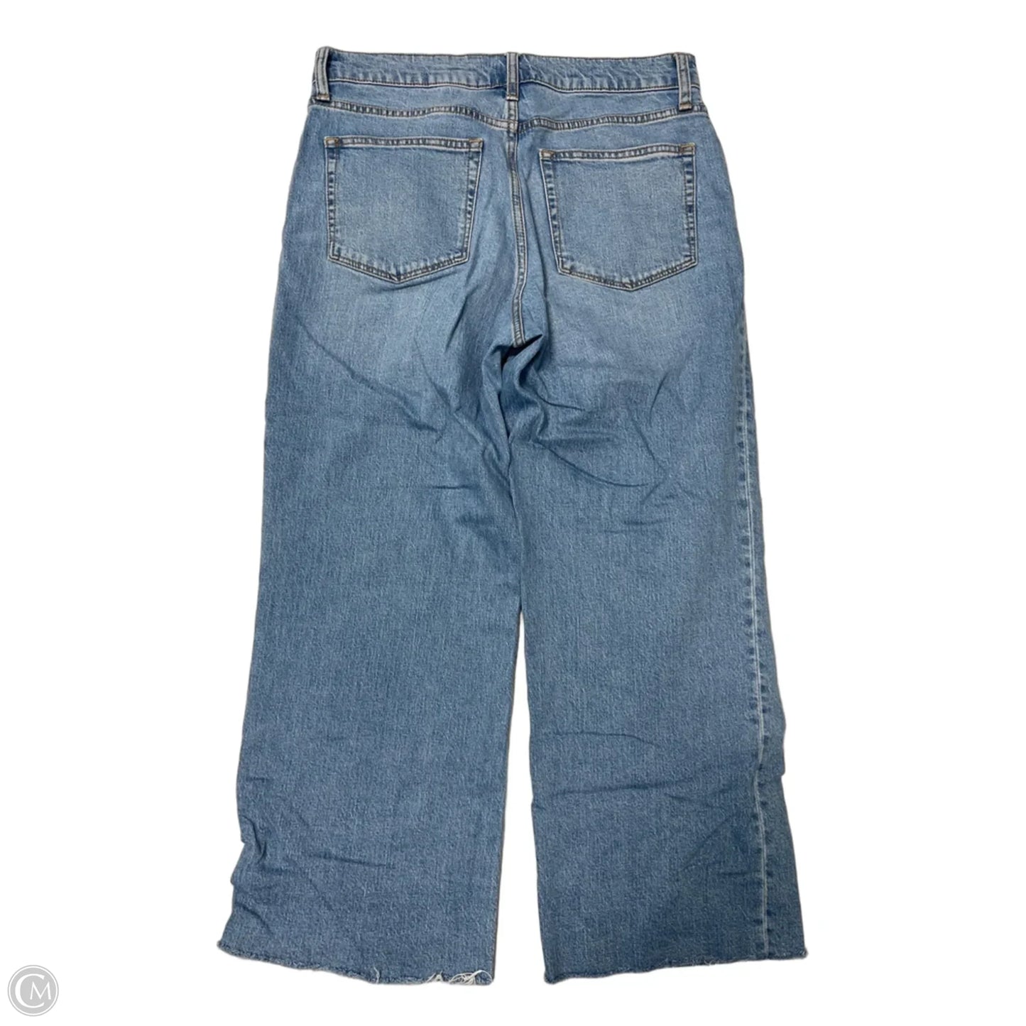 Jeans Wide Leg By J. Crew In Blue Denim, Size: 8