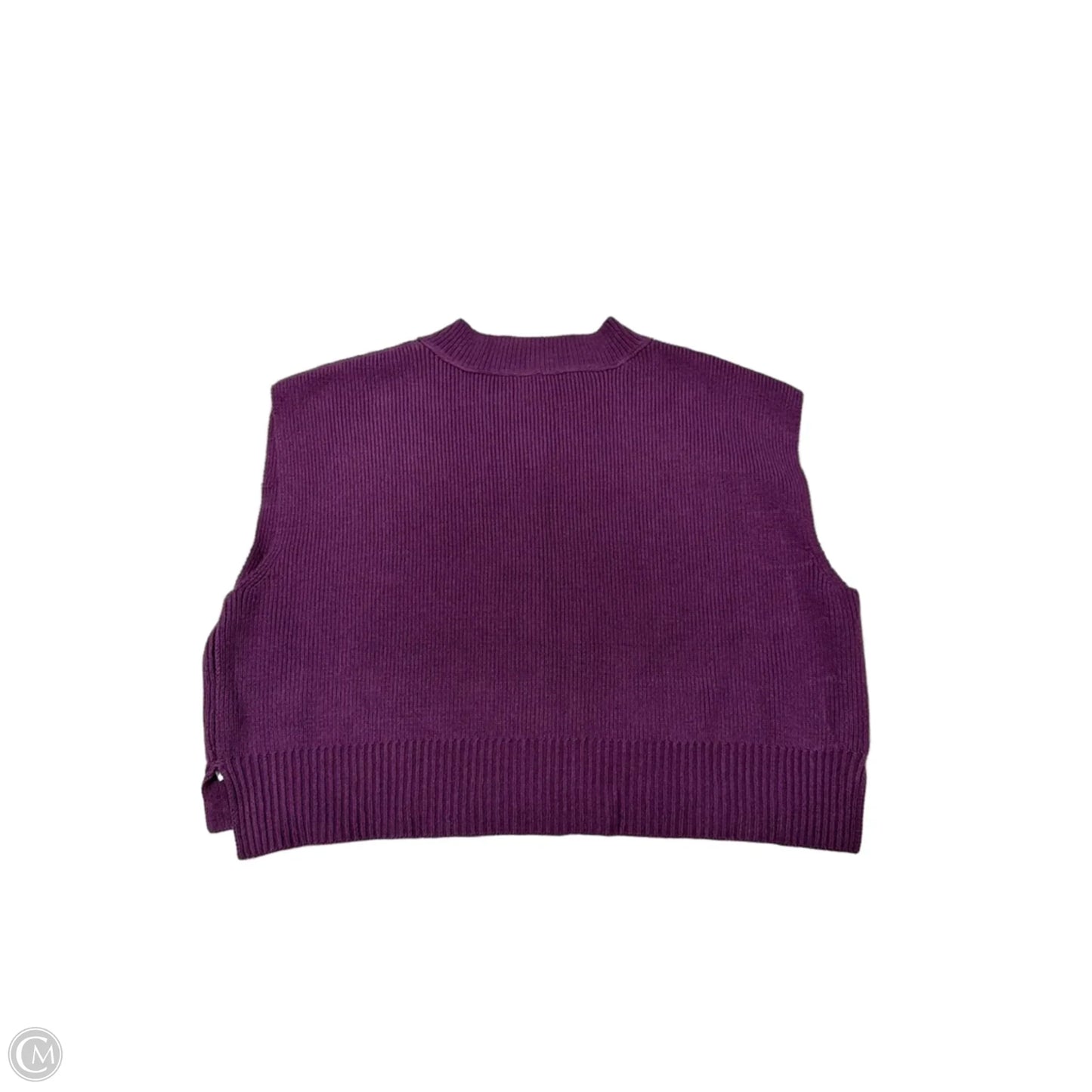 Vest Sweater By Free People In Purple, Size: S