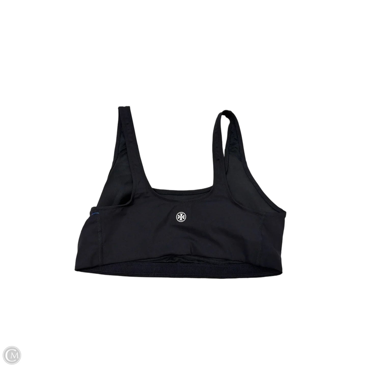 New! Compression Scoop Bra By Tory Burch In Black, Size: Xl