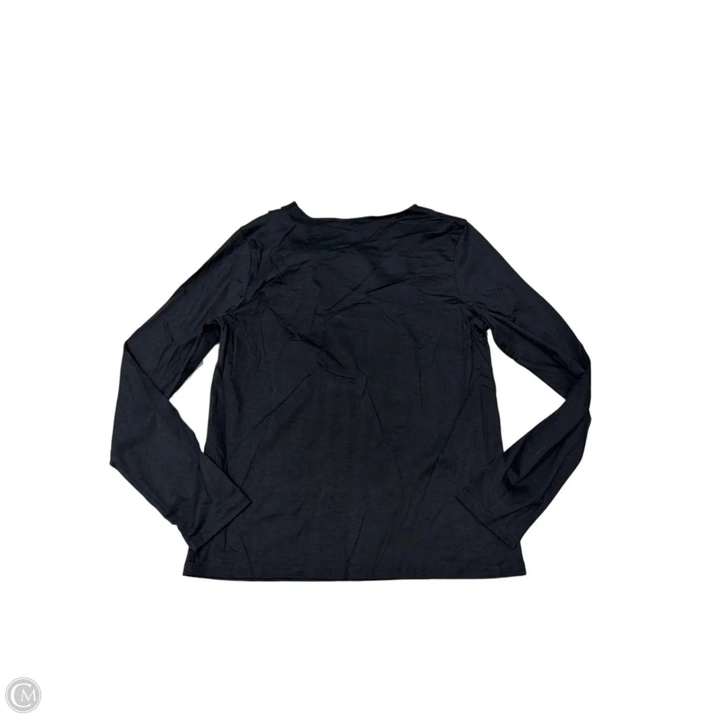 Top Long Sleeve Basic By Banana Republic In Black, Size: M