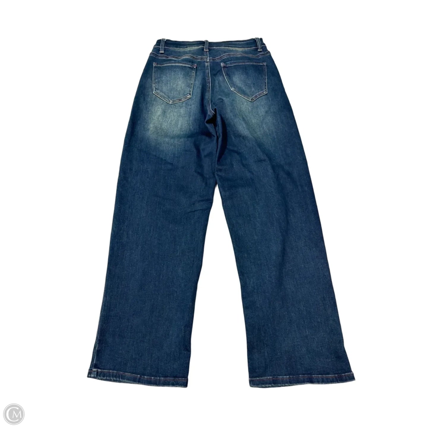 Jeans Wide Leg By Wax Jean In Blue Denim, Size: 8