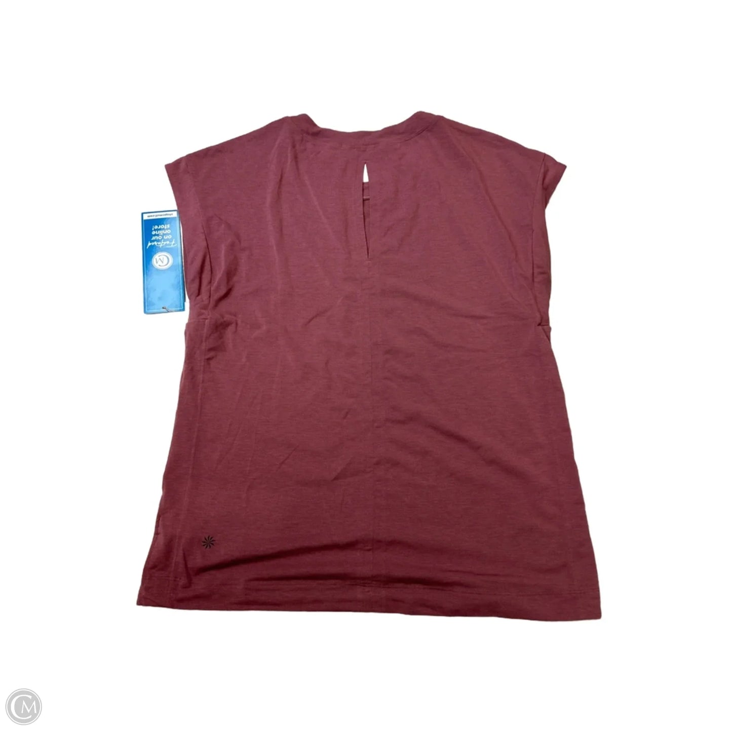 Athletic Top Short Sleeve By Athleta In Pink, Size: M