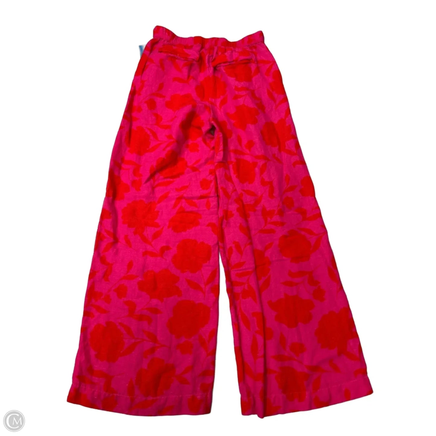 Pants Designer By Kate Spade In Orange & Pink, Size: S