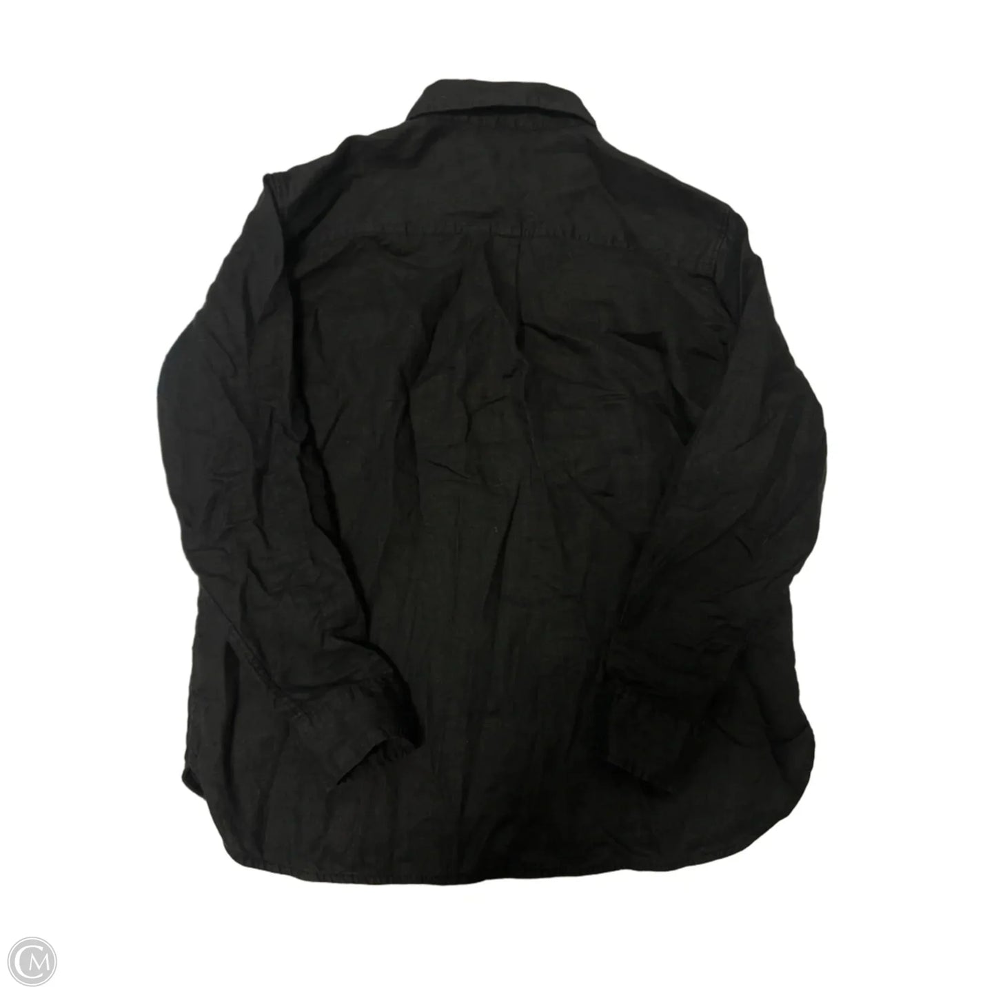 Blouse / Top Long Sleeve By Athleta In Black, Size: M