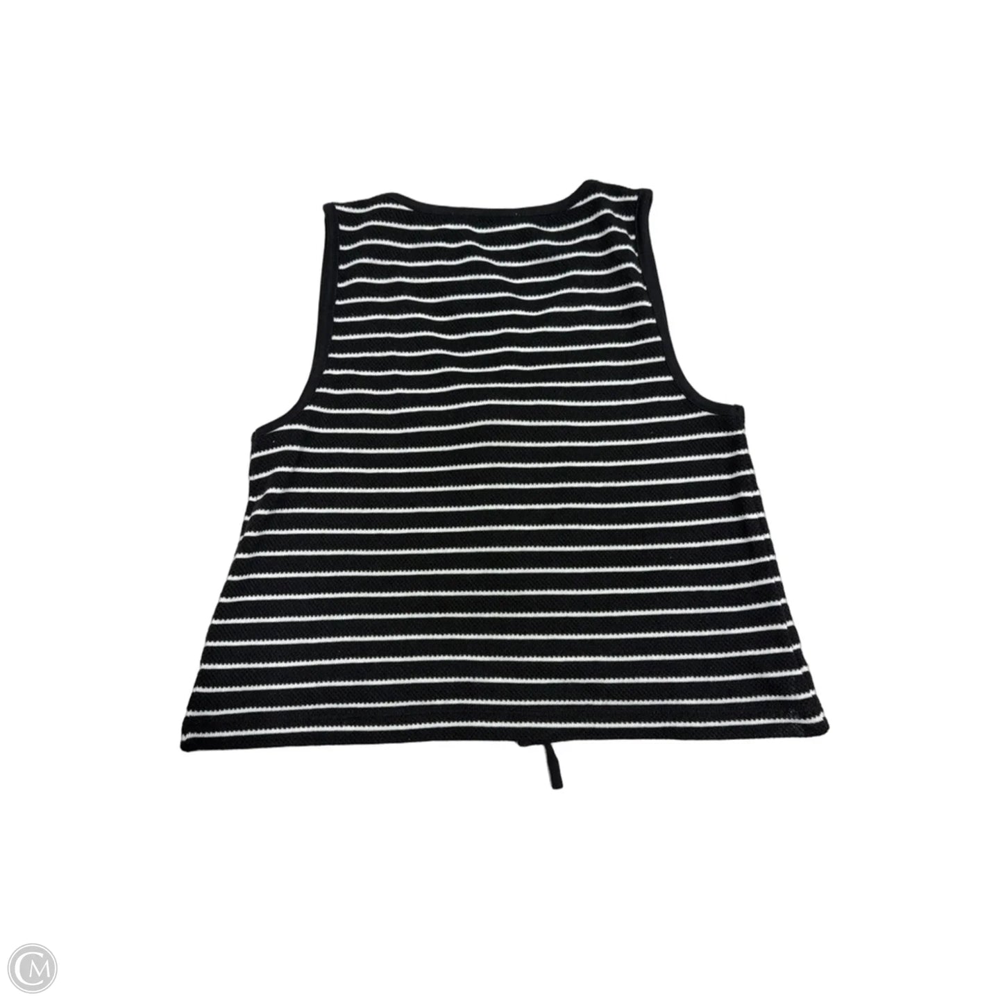 New! Top Sleeveless By Loft In Black & White, Size: S