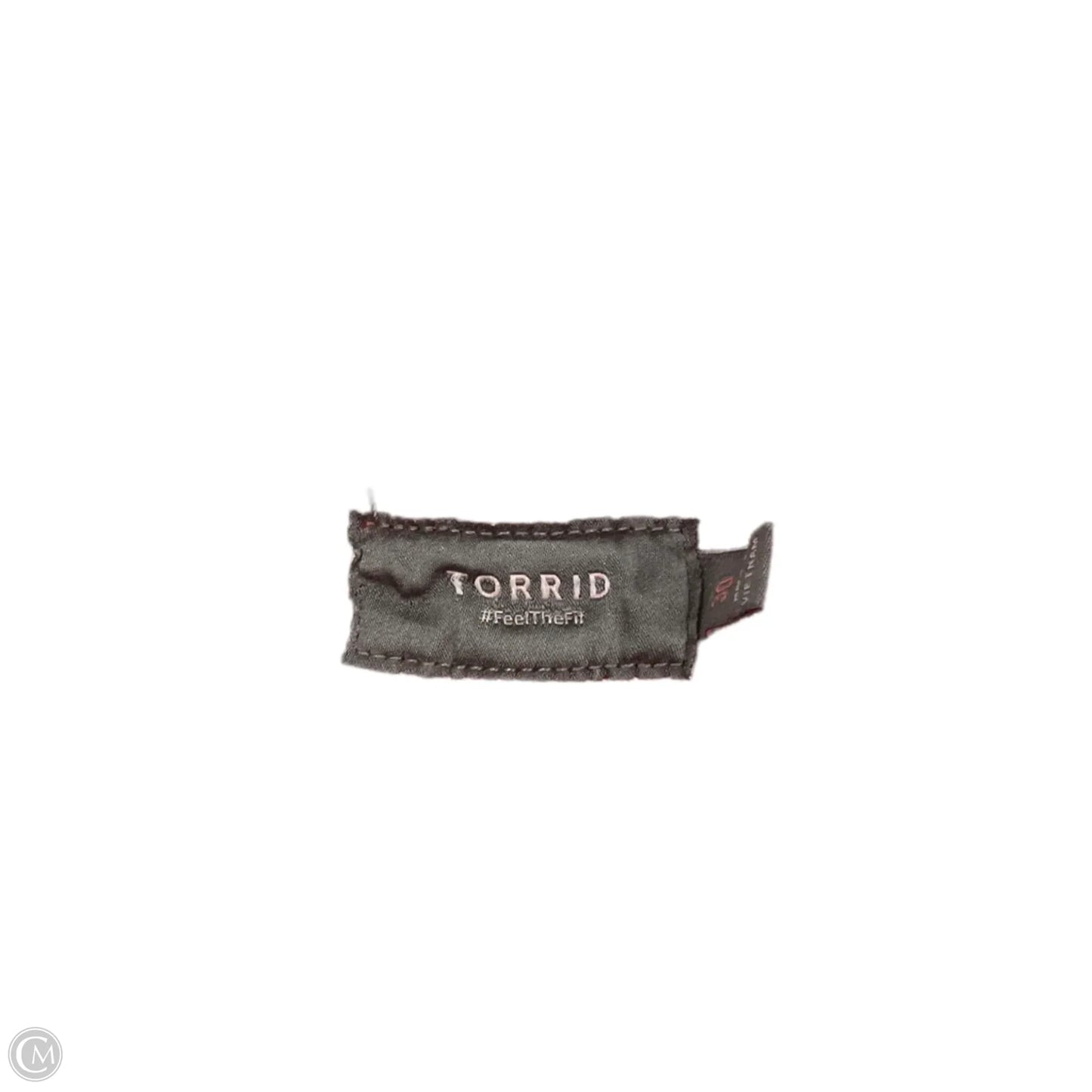 Pants Cropped By Torrid In Orange, Size: 30