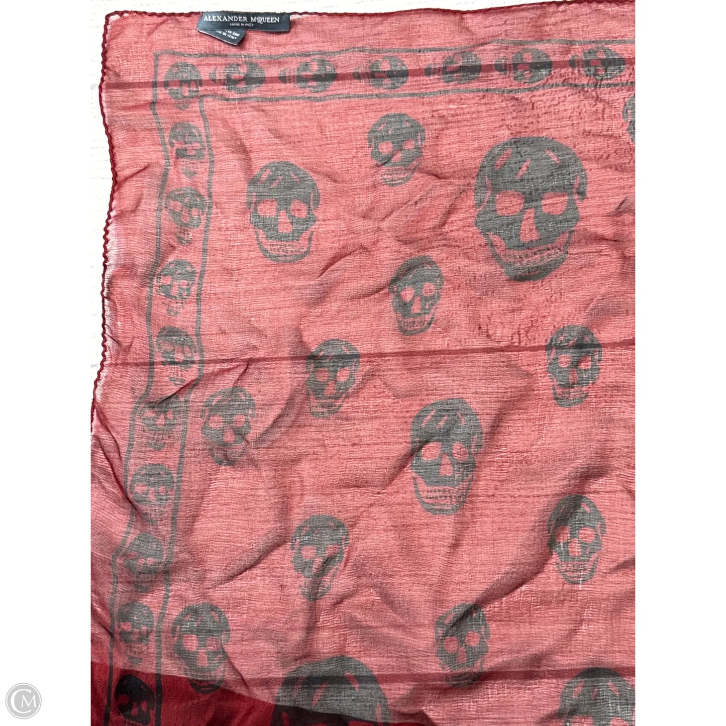 Alexander McQueen Skull Foulard Luxury Designer Scarf