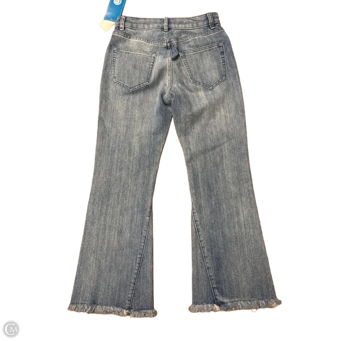 Jeans Flared By Michael By Michael Kors In Blue Denim, Size: 0