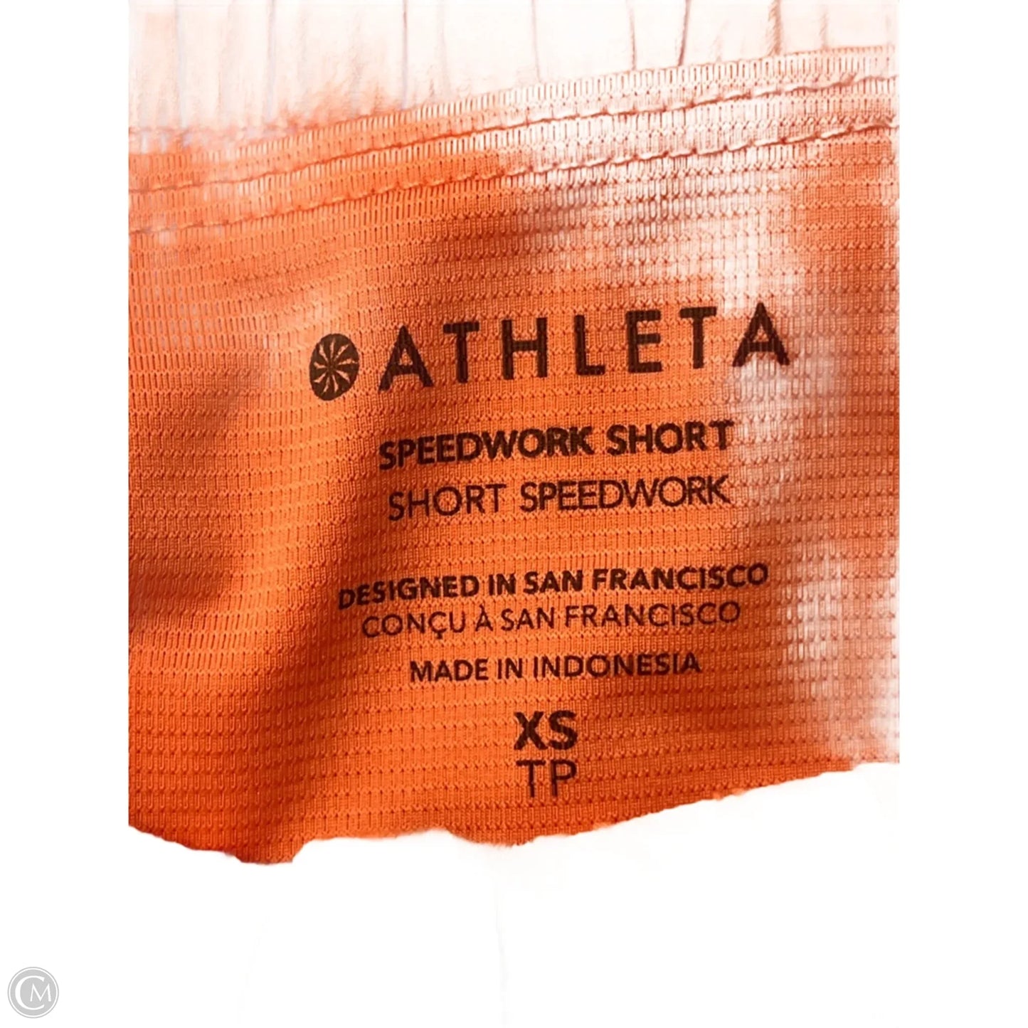 Athletic Shorts By Athleta In Orange, Size: Xs