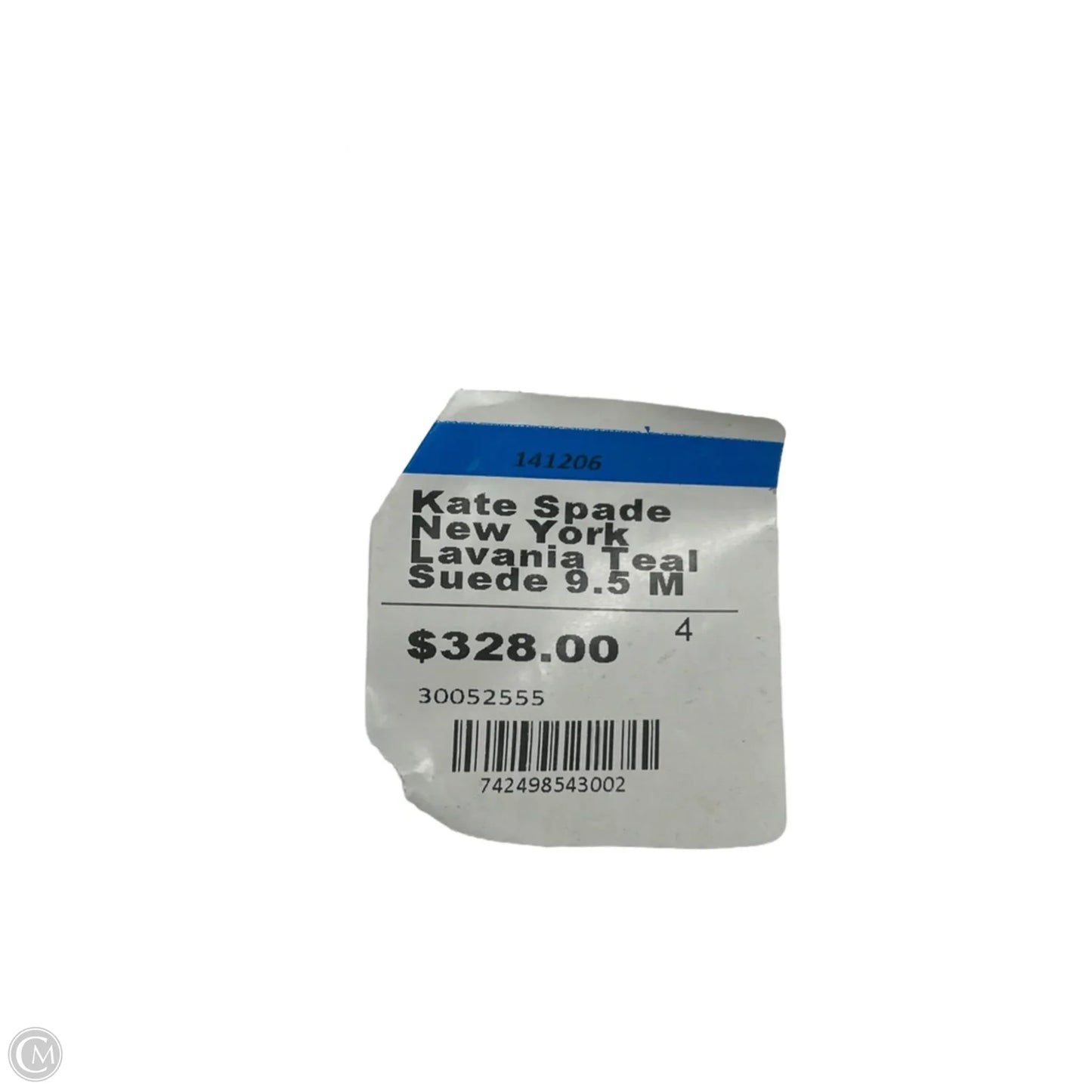 Shoes Designer By Kate Spade In Blue & Gold, Size: 9.5