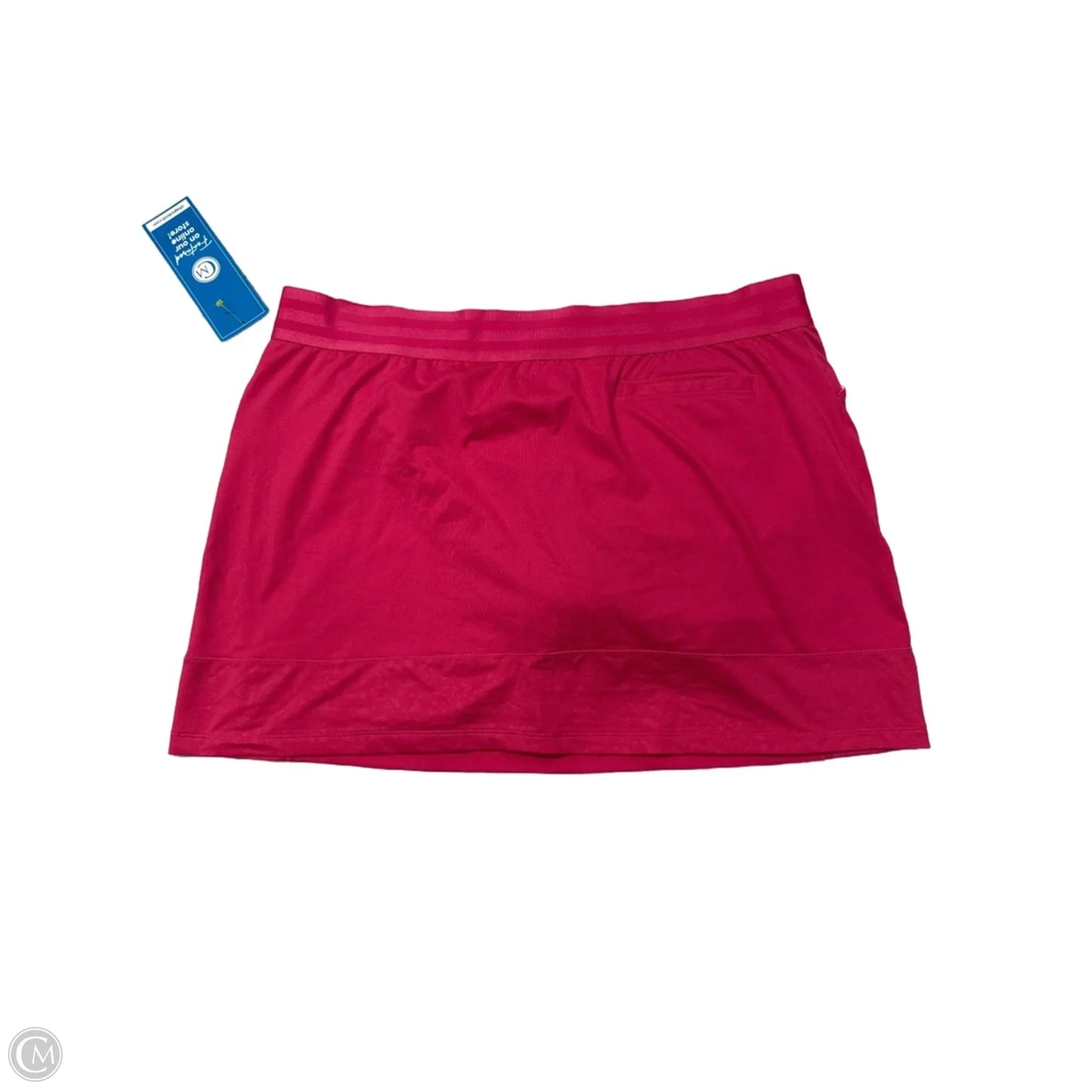 Athletic Skort By Adidas In Pink, Size: Xl