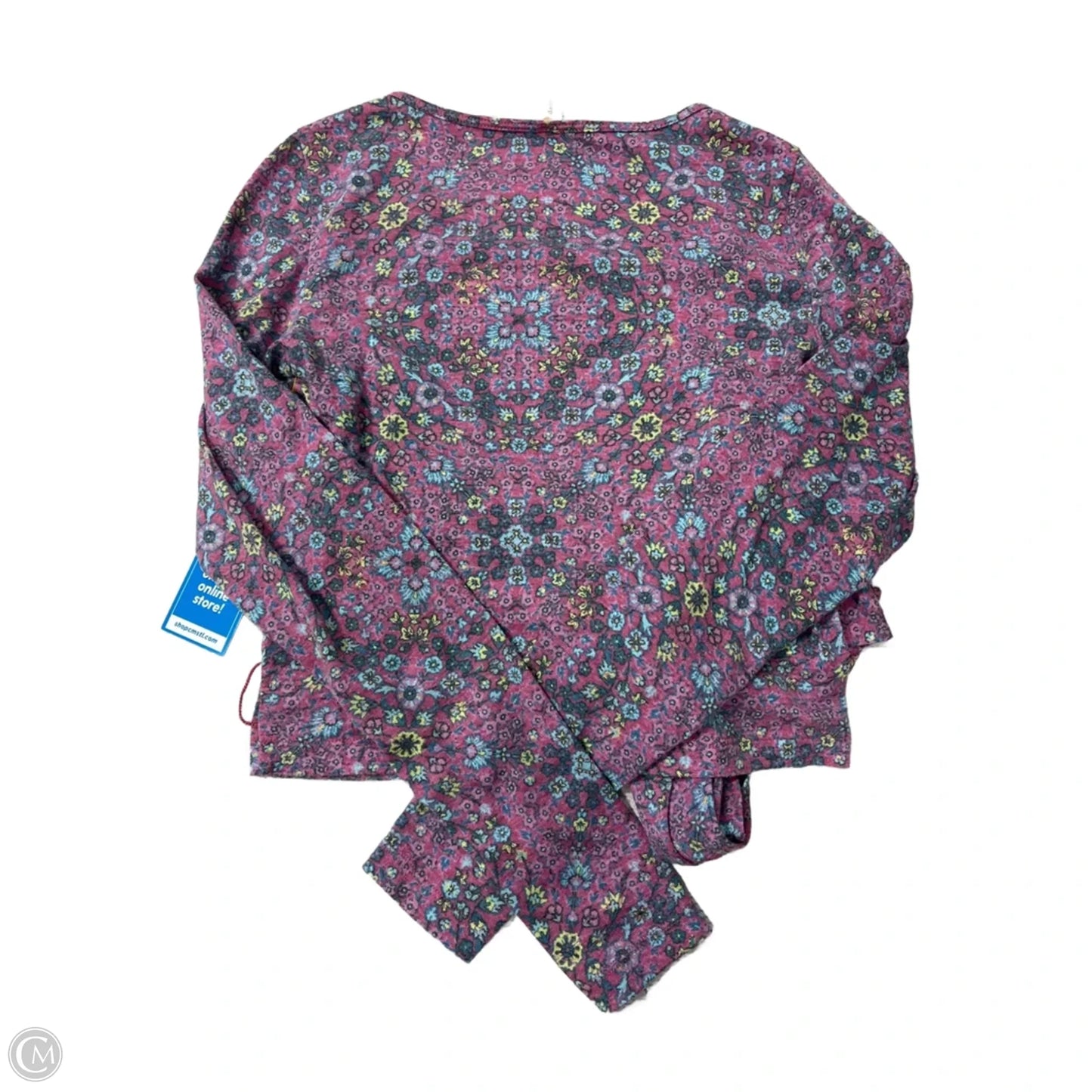 Top Long Sleeve By Daily Practice By Anthropologie In Floral Print, Size: S