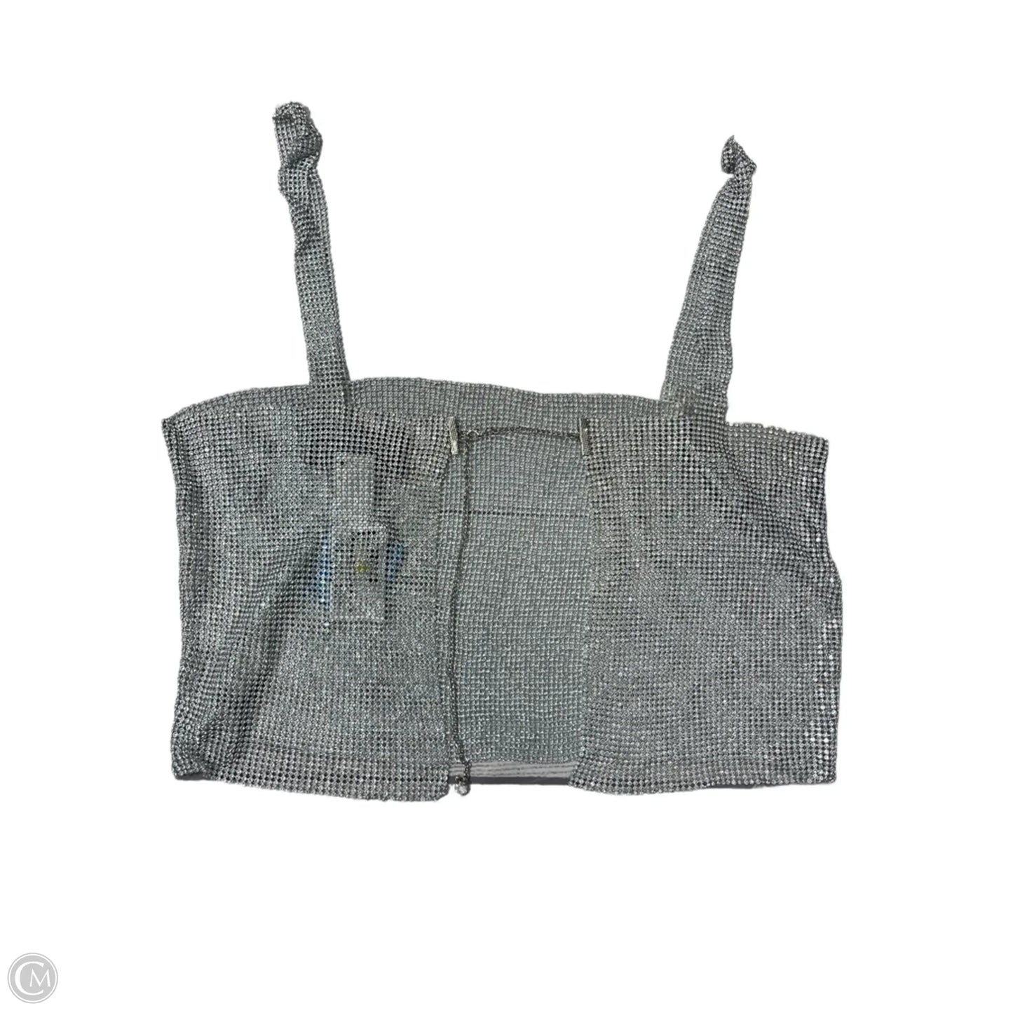 Top Sleeveless By Sunday In Brooklyn In Silver, Size: M