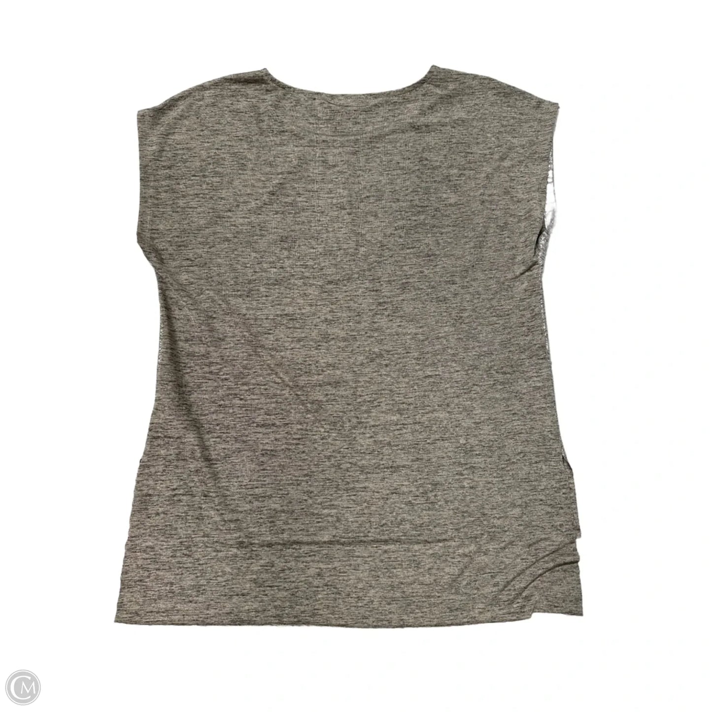Top Short Sleeve By Dantelle In Silver, Size: M