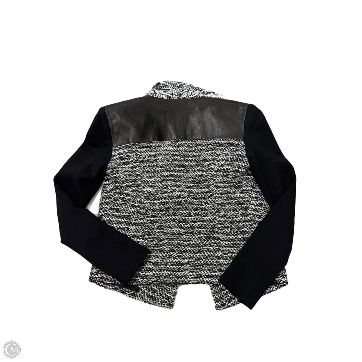 Blazer Designer By Alice + Olivia In Black & White, Size: S