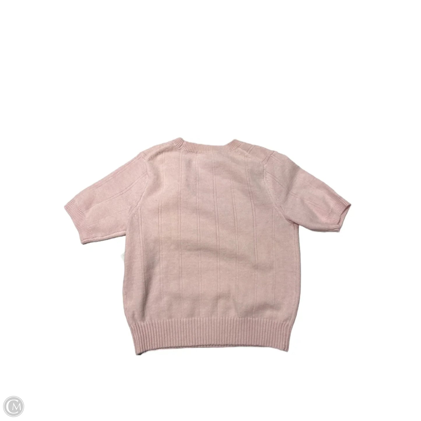 Sweater Short Sleeve By Ultra Flirt In Pink, Size: M