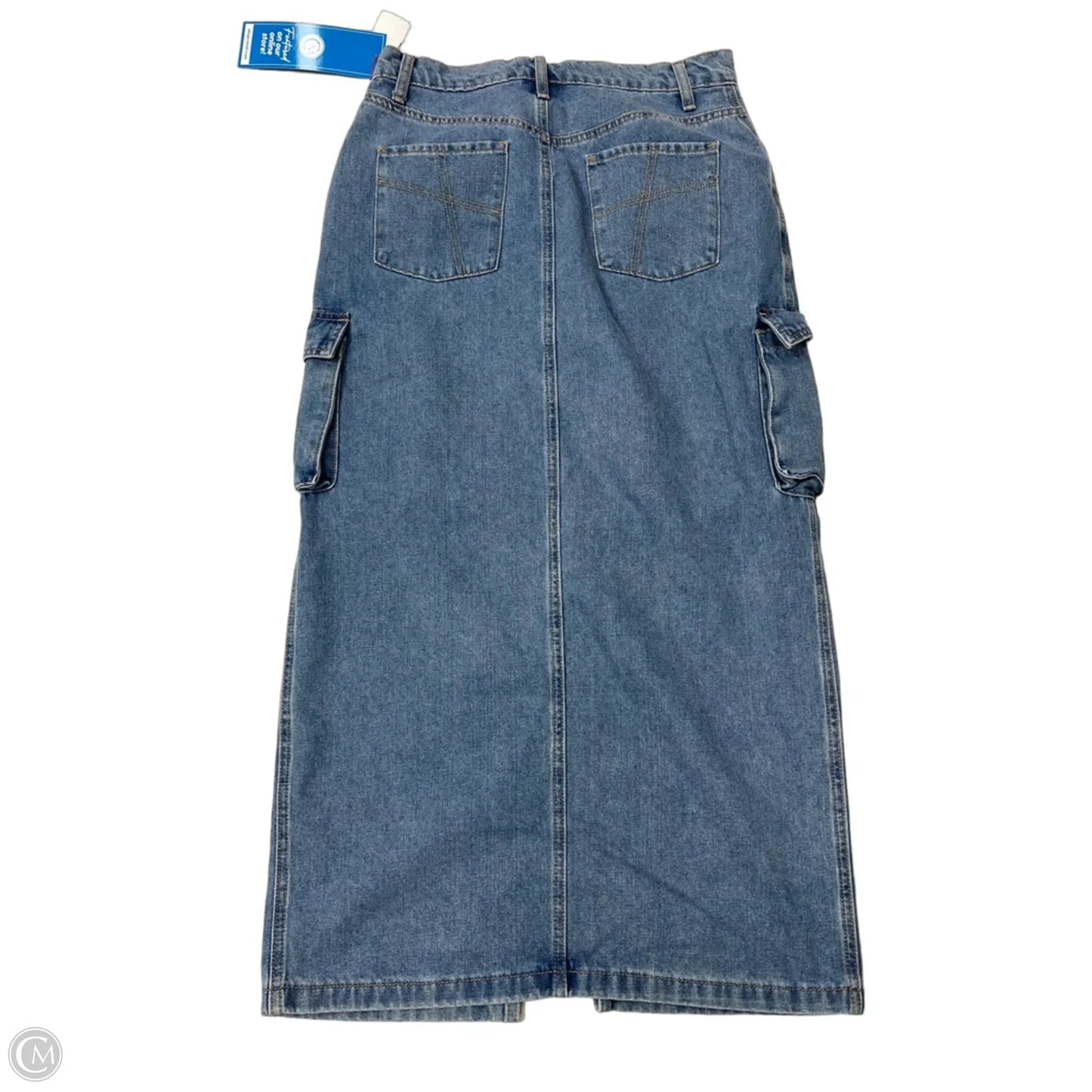 Skirt Maxi By Sincerely Jules In Blue Denim, Size: 4