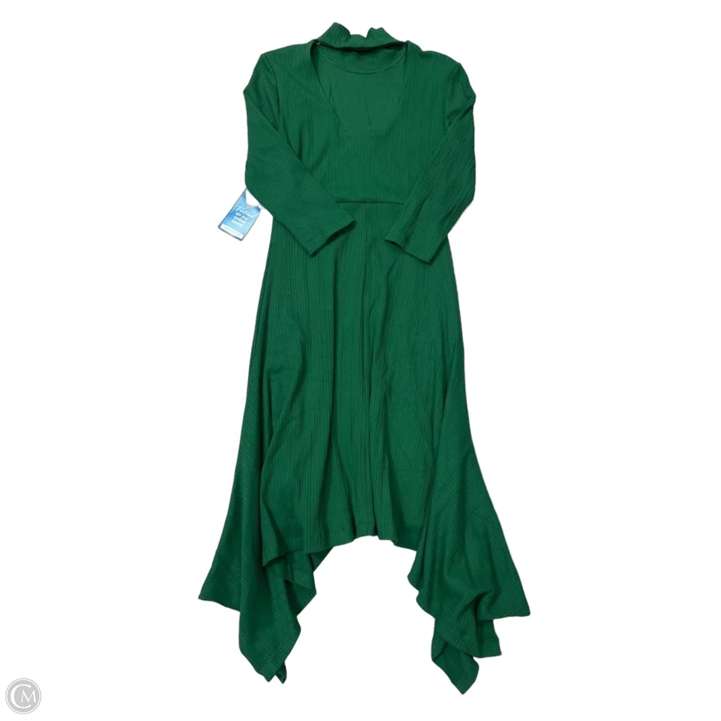 Dress Casual Midi By Anthropologie In Green, Size: S