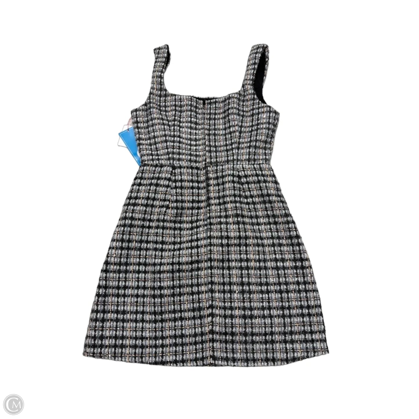 Dress Casual Short By Francesca's In Blue & Cream, Size: Xs