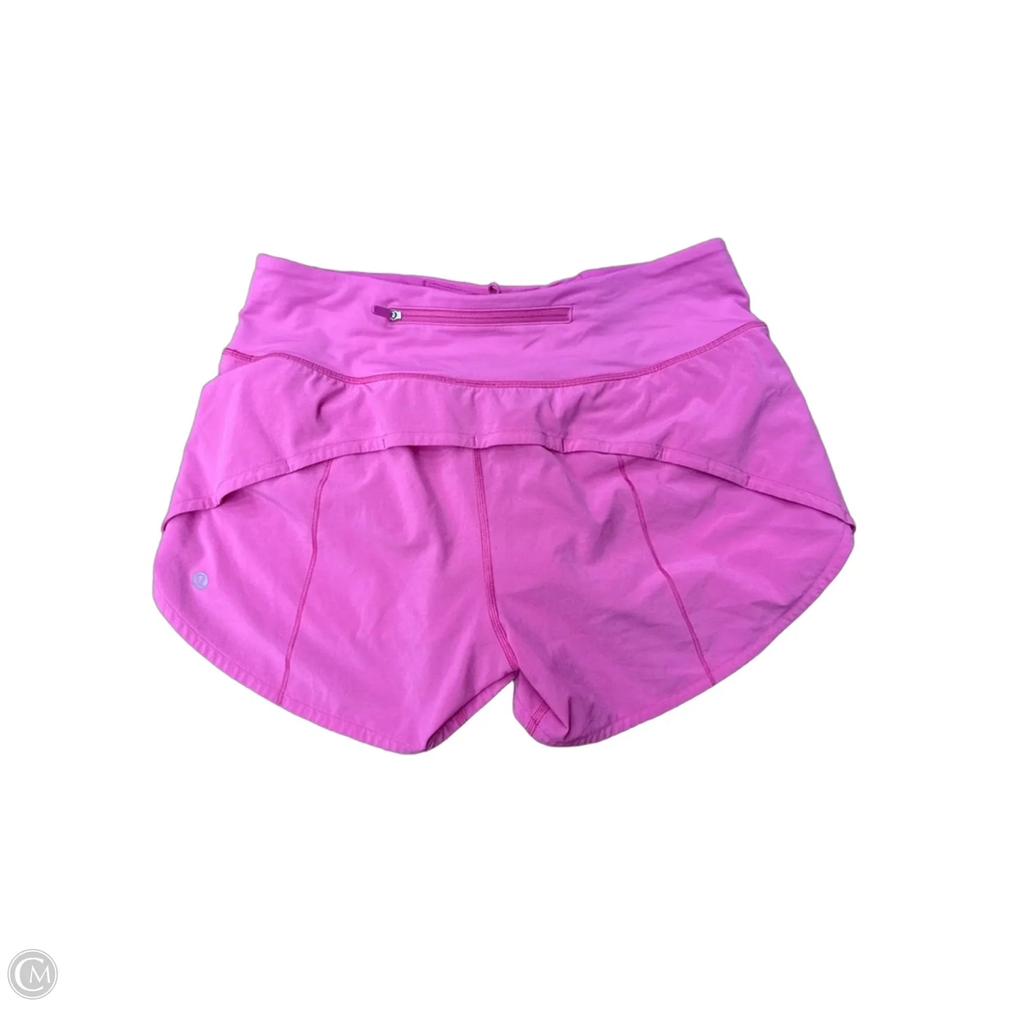 Athletic Shorts By Lululemon In Pink, Size: S