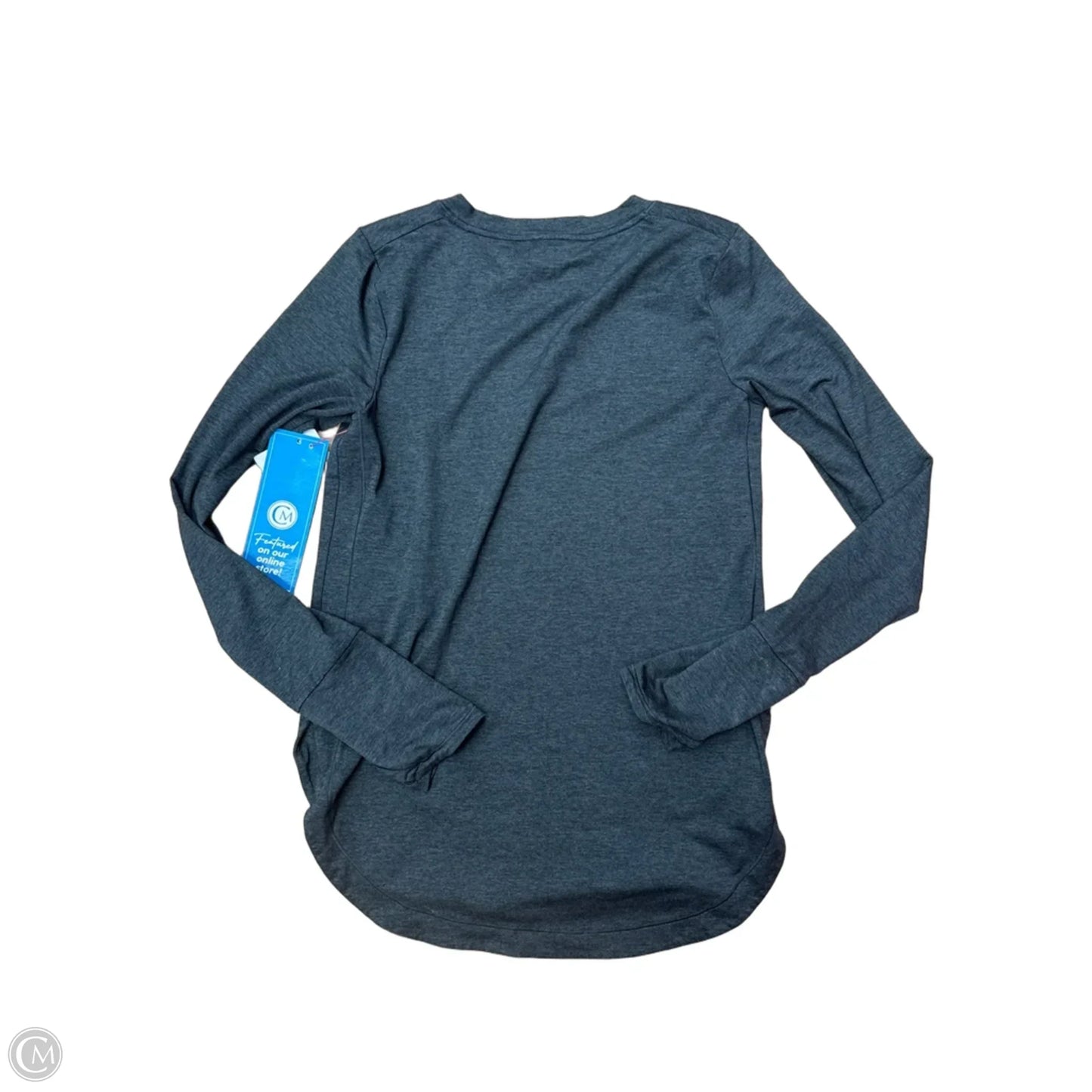 Athletic Top Long Sleeve Crewneck By Athleta In Grey, Size: Xs
