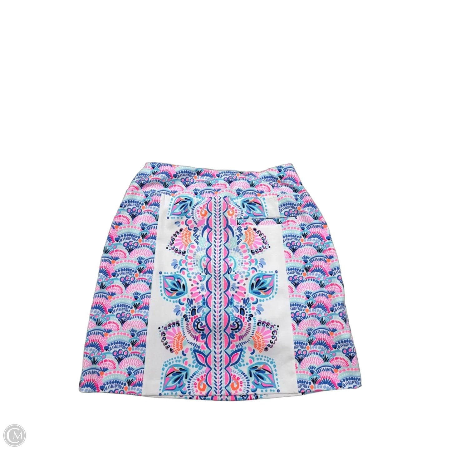 Skort Designer By Lilly Pulitzer In Pink & White, Size: Xxs
