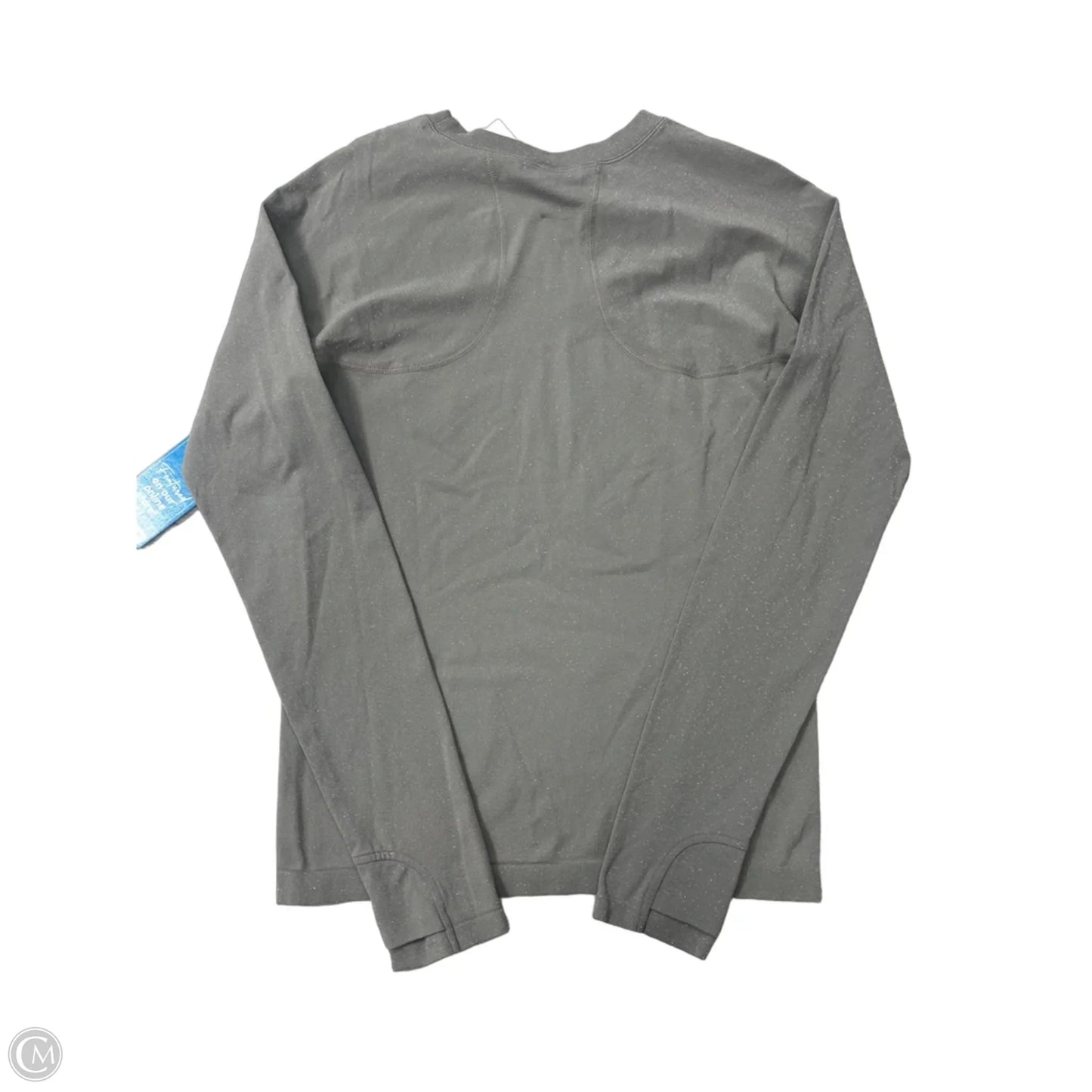 Athletic Top Long Sleeve Crewneck By Athleta In Silver, Size: M