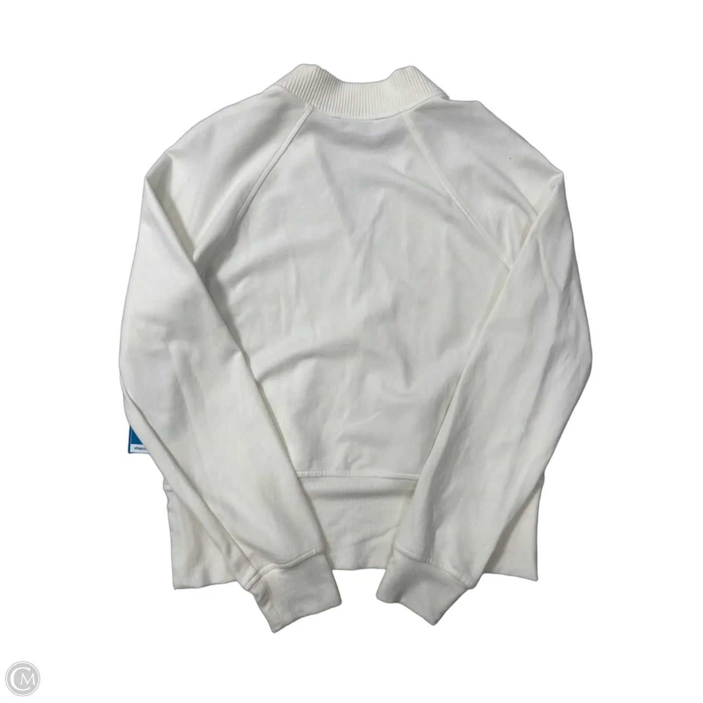 Athletic Top Long Sleeve Collar By Athleta In Cream, Size: Sp