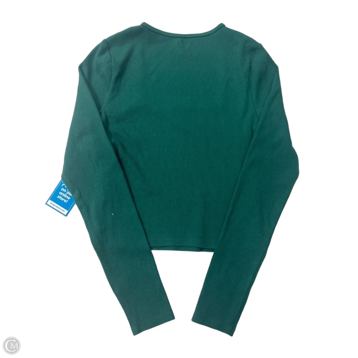 Top Long Sleeve Basic By Abercrombie And Fitch In Green, Size: M