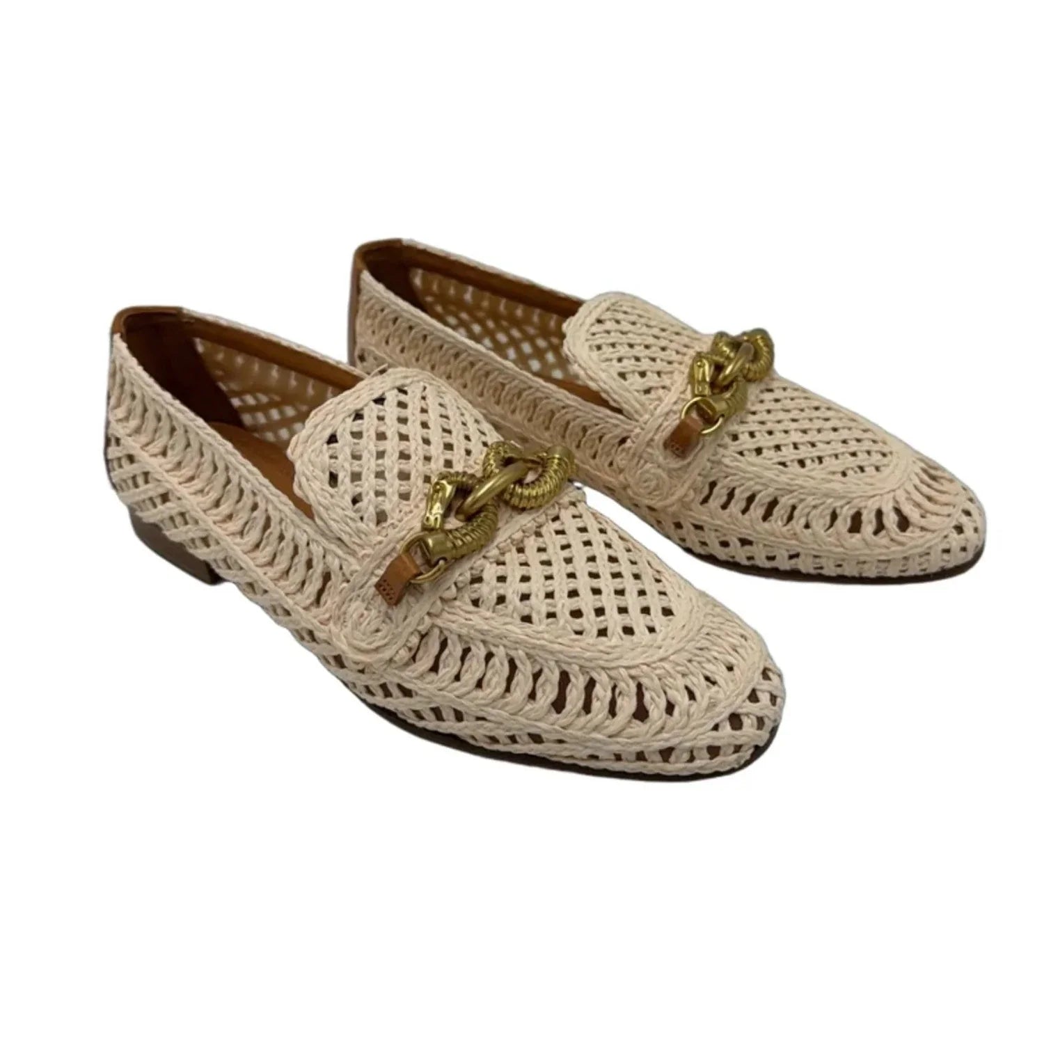 Shoes Designer By Tory Burch In Cream, Size: 7