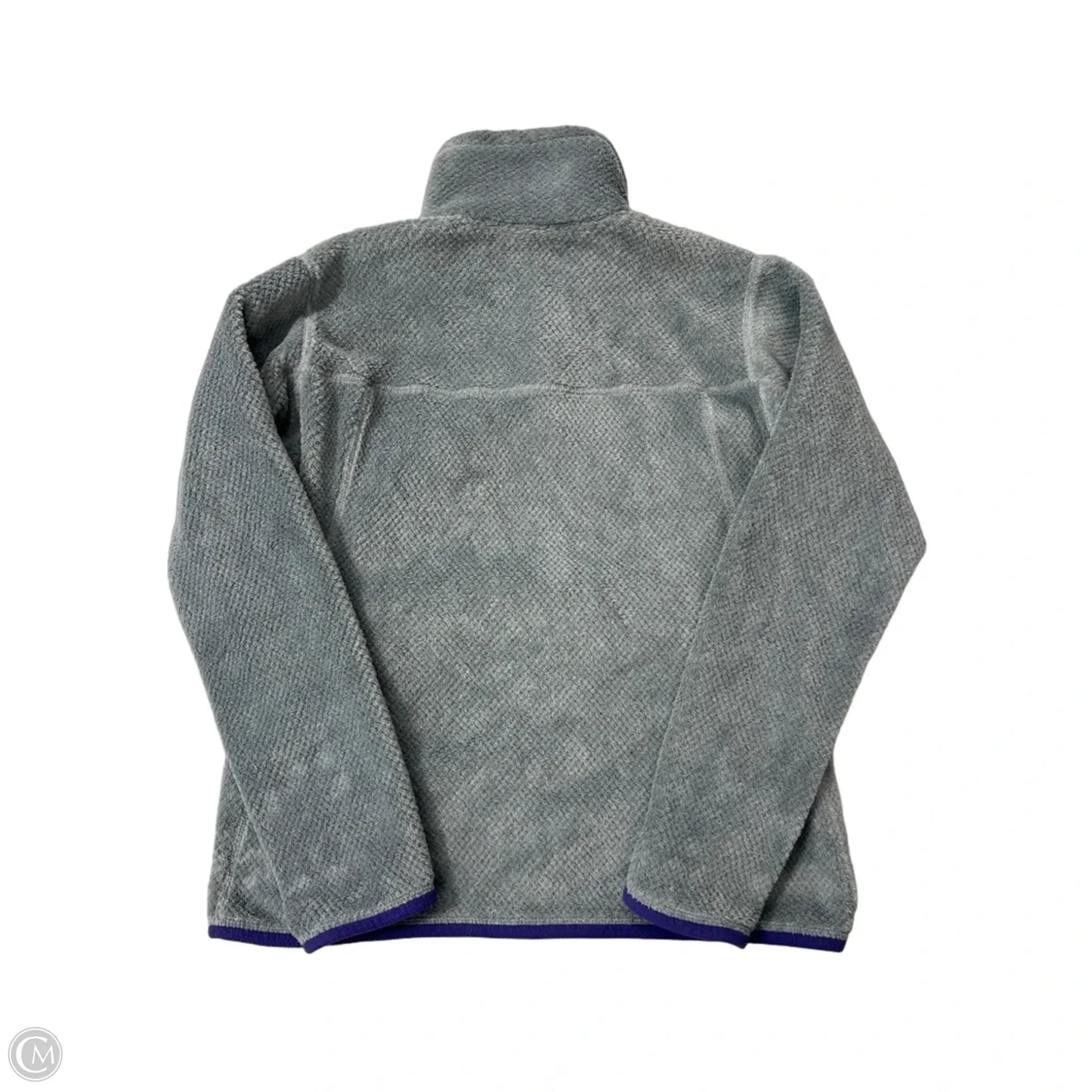 Jacket Fleece By Patagonia In Grey, Size: M