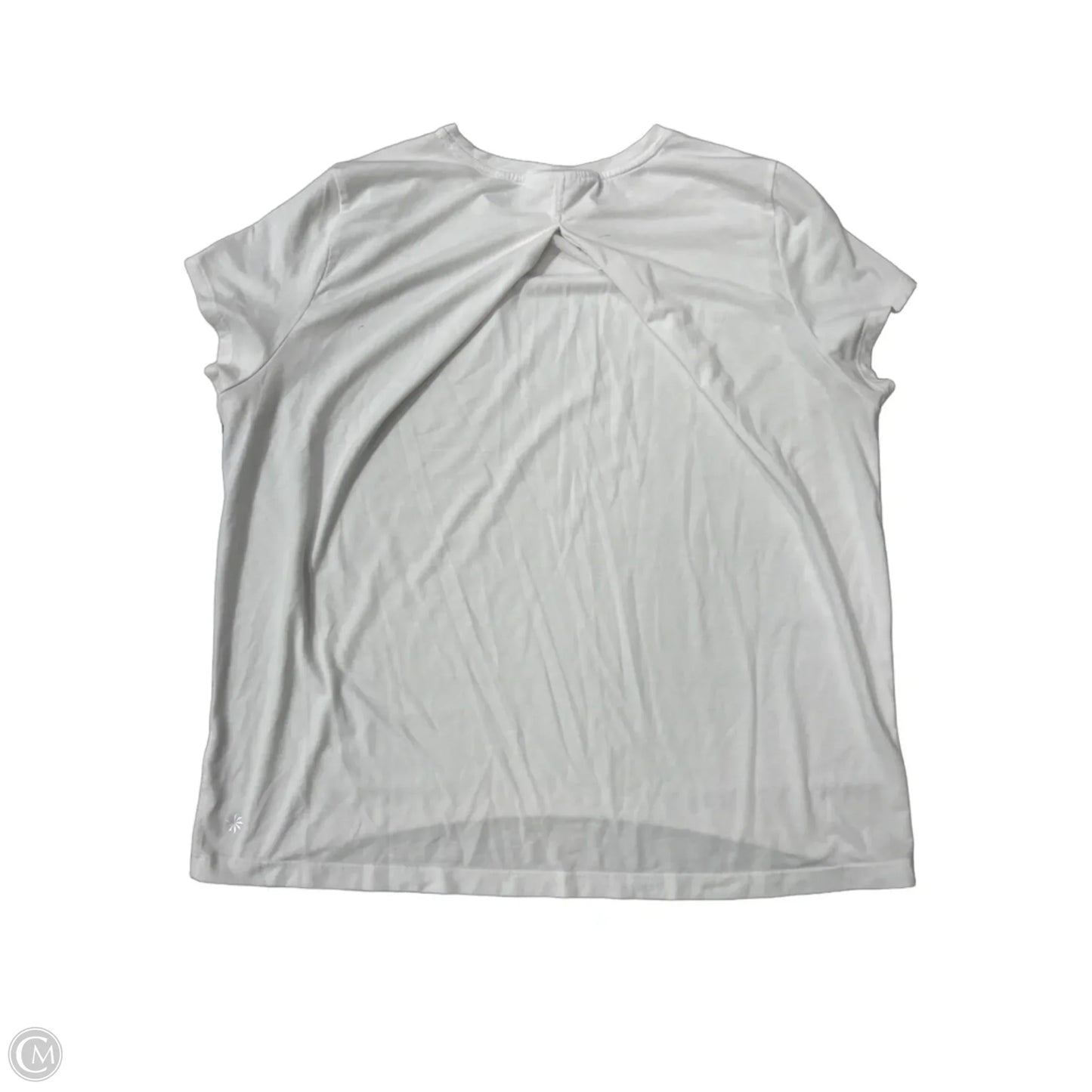 Athletic Top Short Sleeve By Athleta In White, Size: Xs